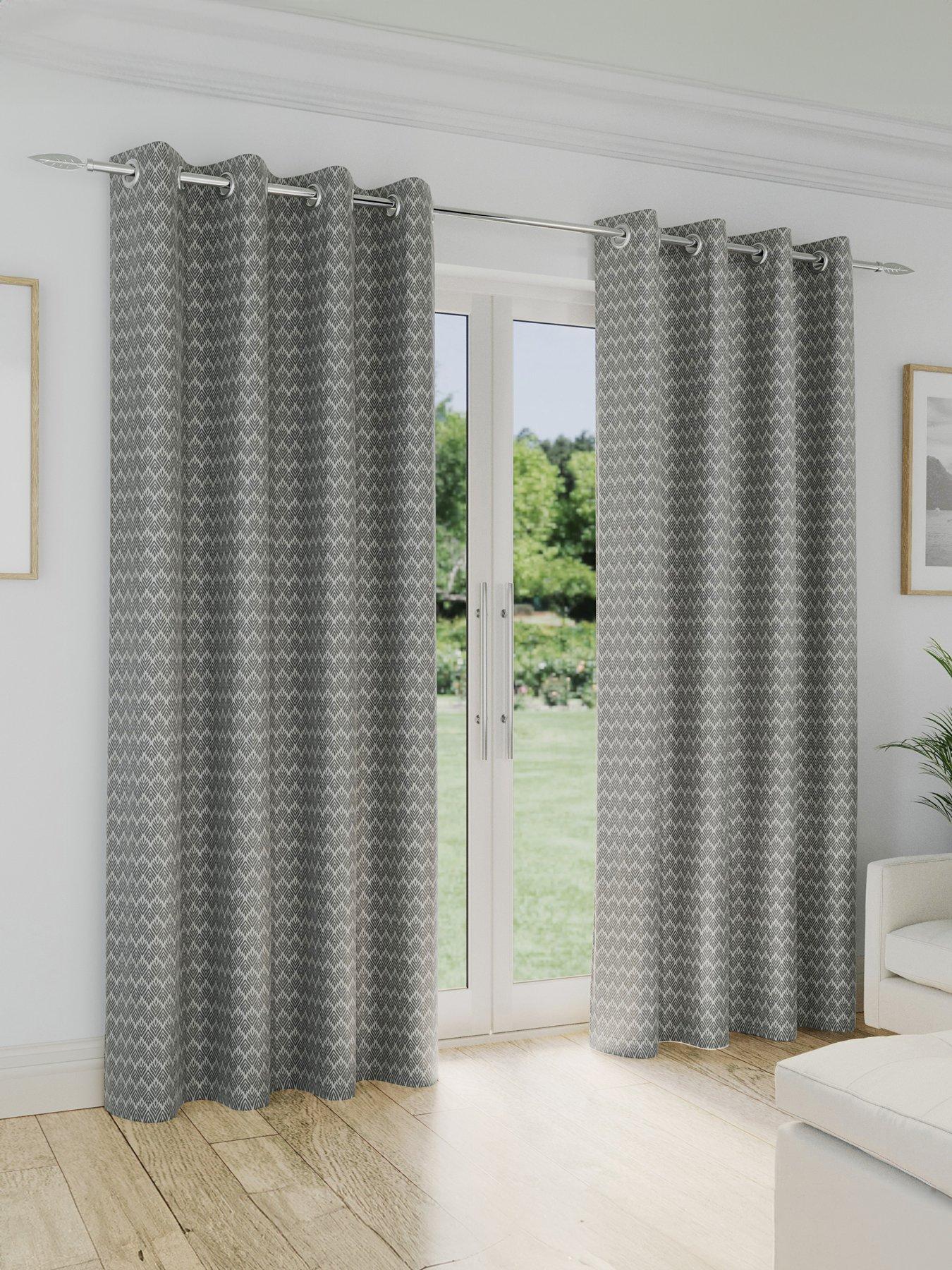 undefined Denver Lined Eyelet Curtains