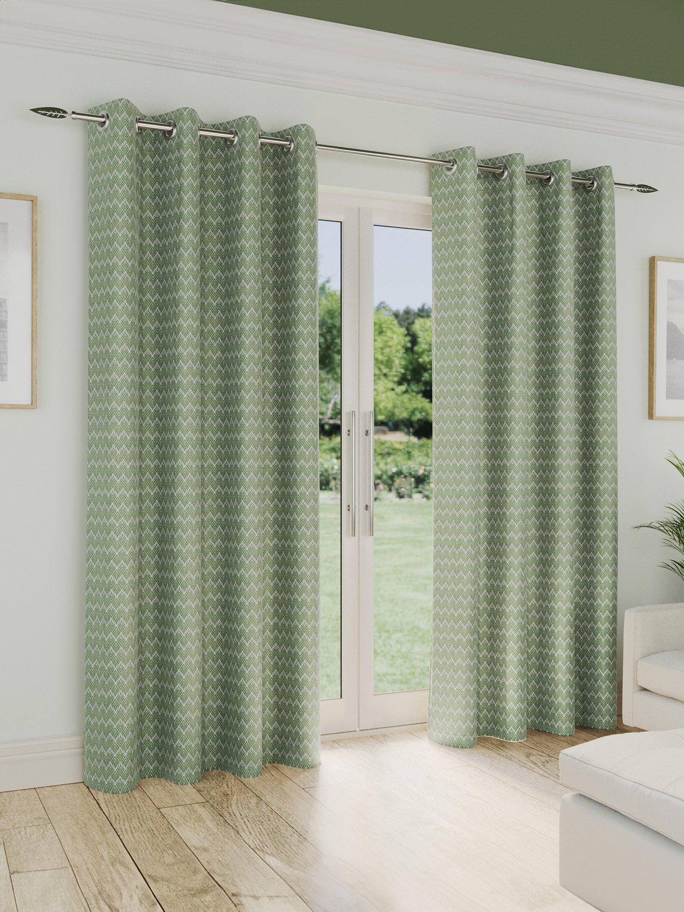 The Very Collection Denver Lined Eyelet Curtains