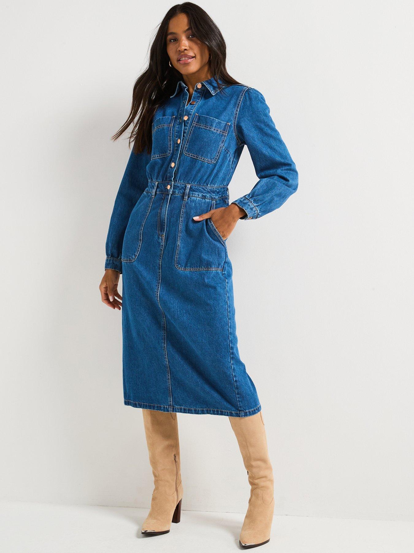 v-by-very-denim-midi-dress-mid-wash