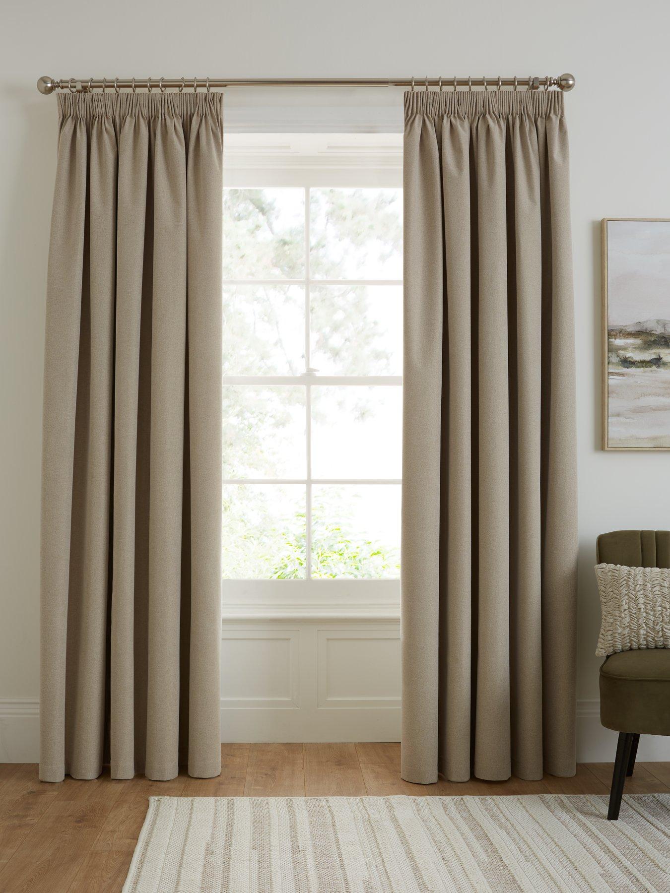 Image 1 of 4 of The Very Collection Texas Blackout&nbsp;Pleated Curtains
