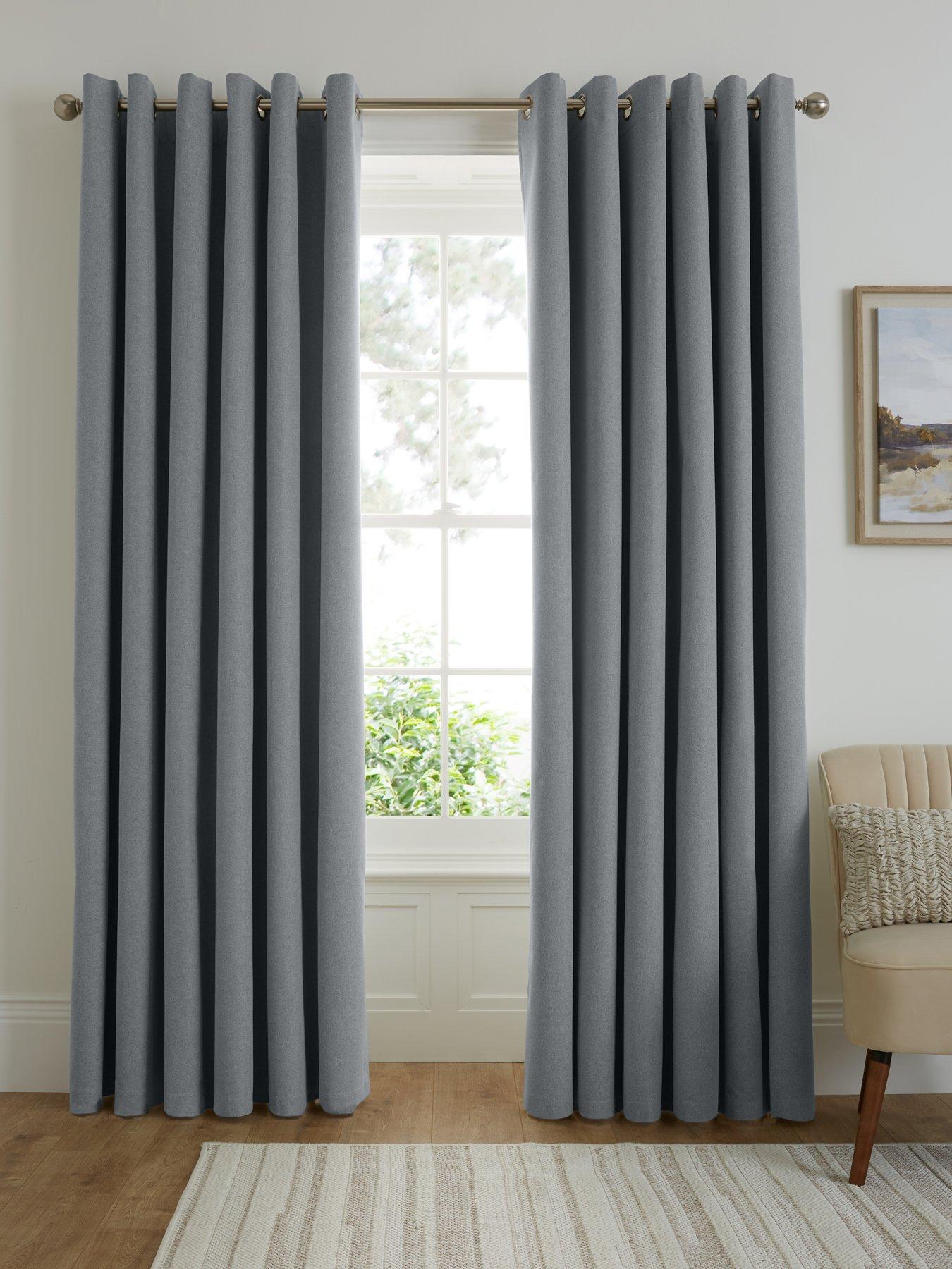 The Very Collection Houston Blackout Eyelet Curtains