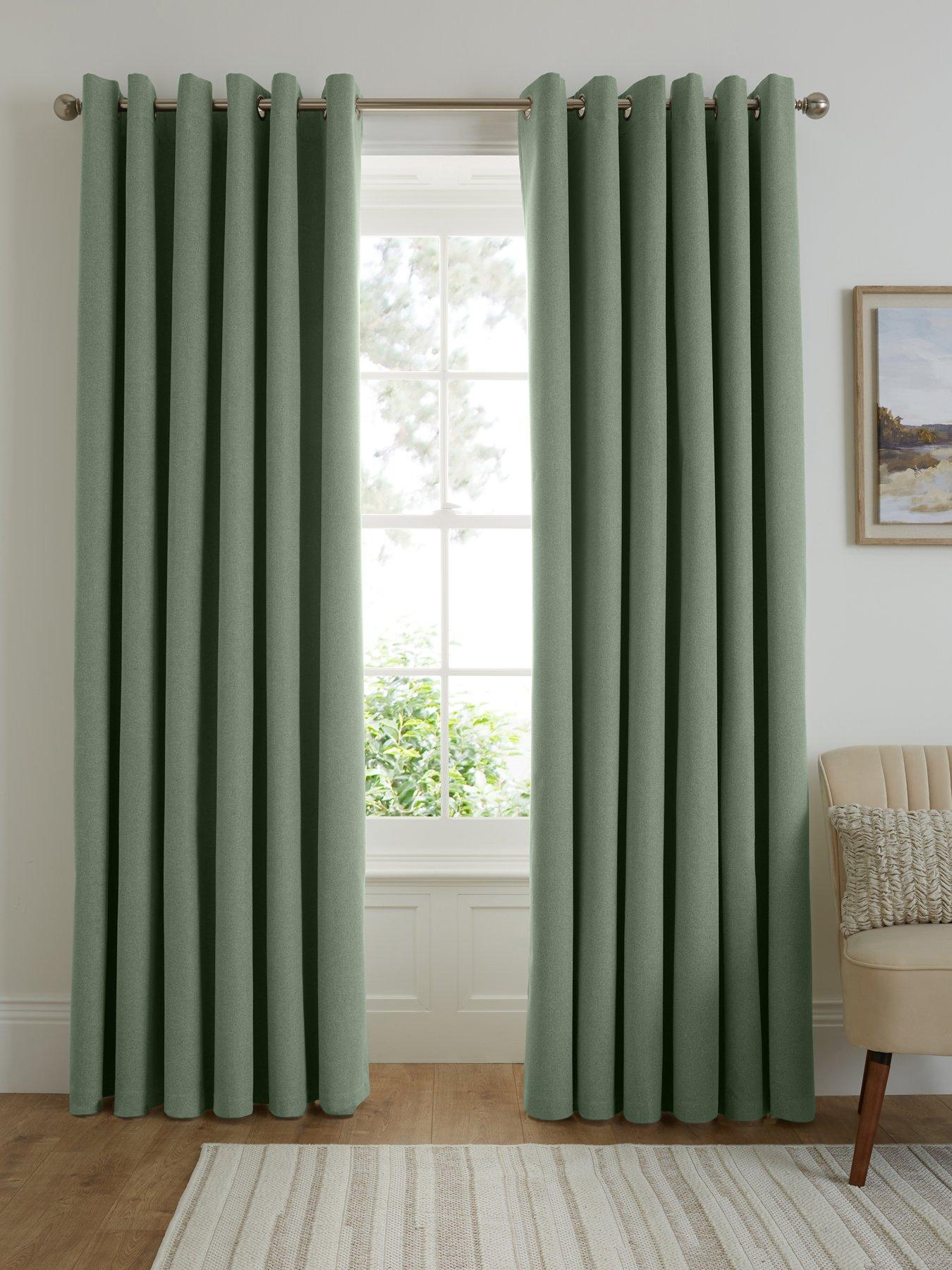 The Very Collection Houston Blackout Eyelet Curtains