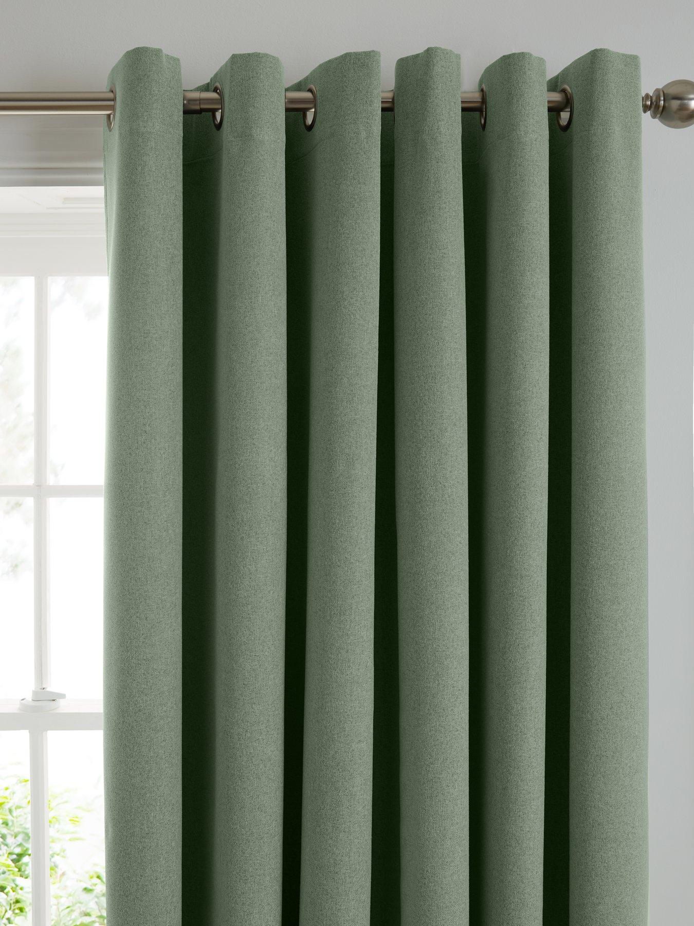 Image 3 of 4 of The Very Collection Houston Blackout Eyelet Curtains