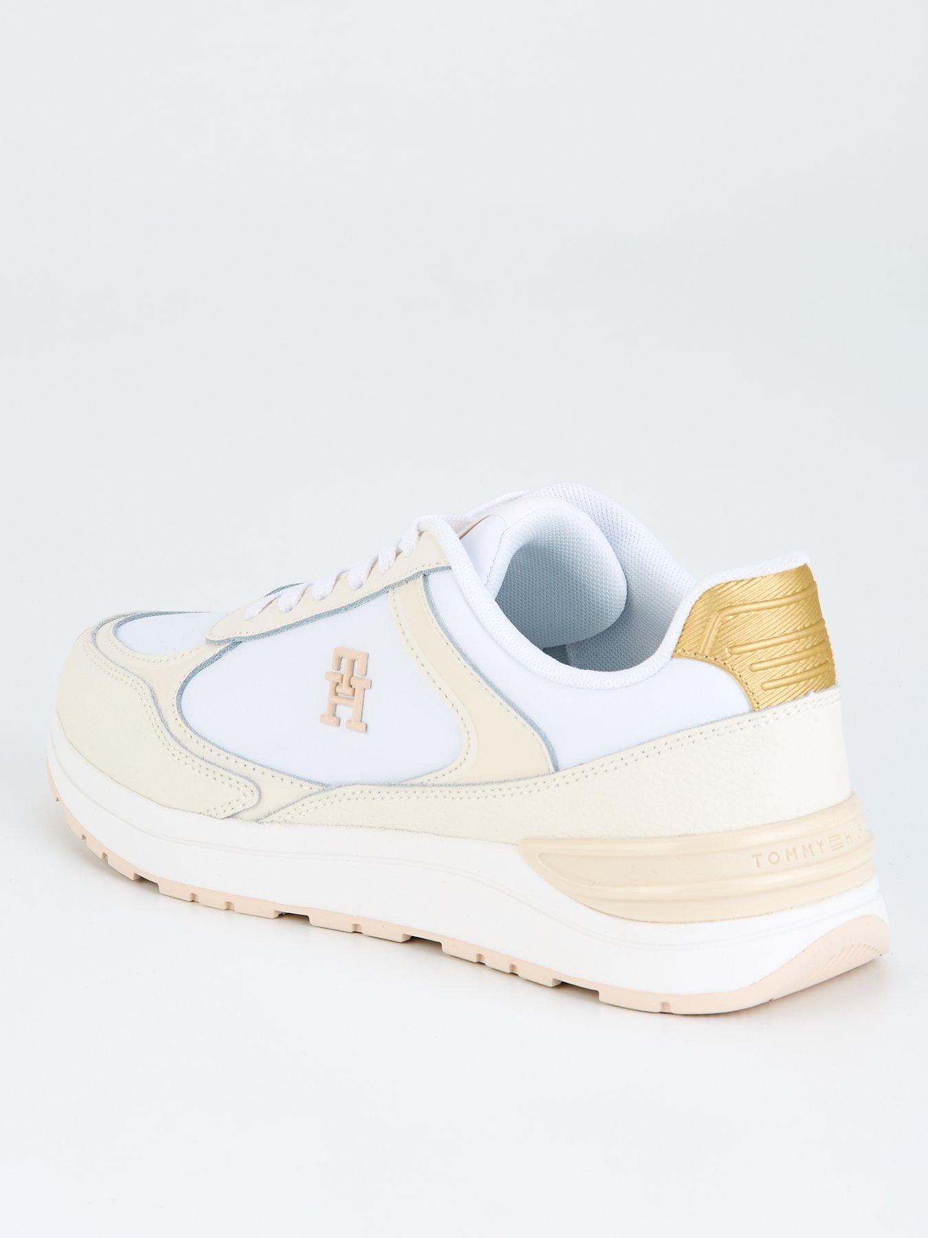  image of tommy-hilfiger-leather-runner-trainer-white