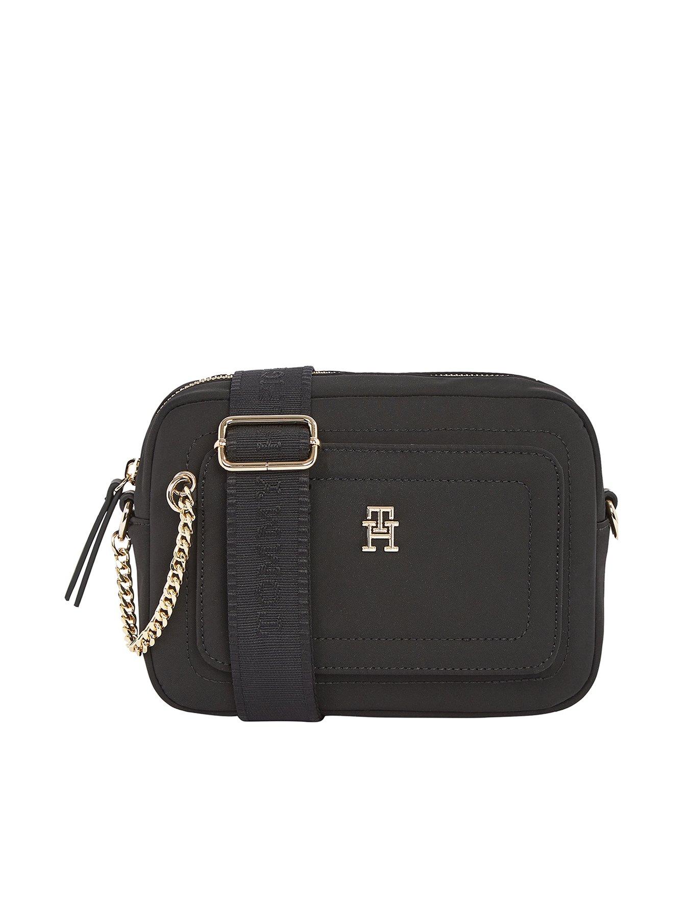 undefined Metal Logo Camera Bag - Black