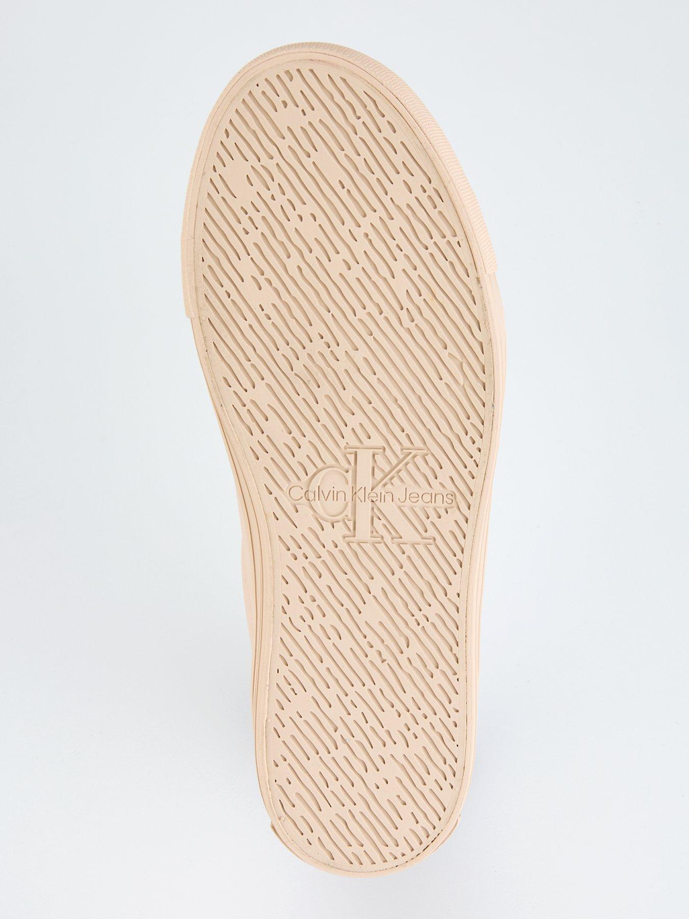  image of calvin-klein-jeans-bold-flatform-leather-trainer-pink