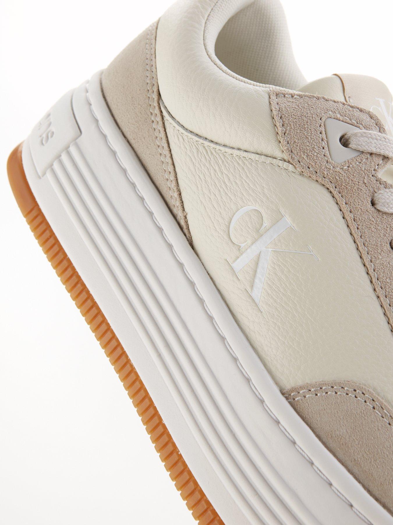  image of calvin-klein-jeans-bold-leather-flatform-trainer-creamy-whiteeggshell