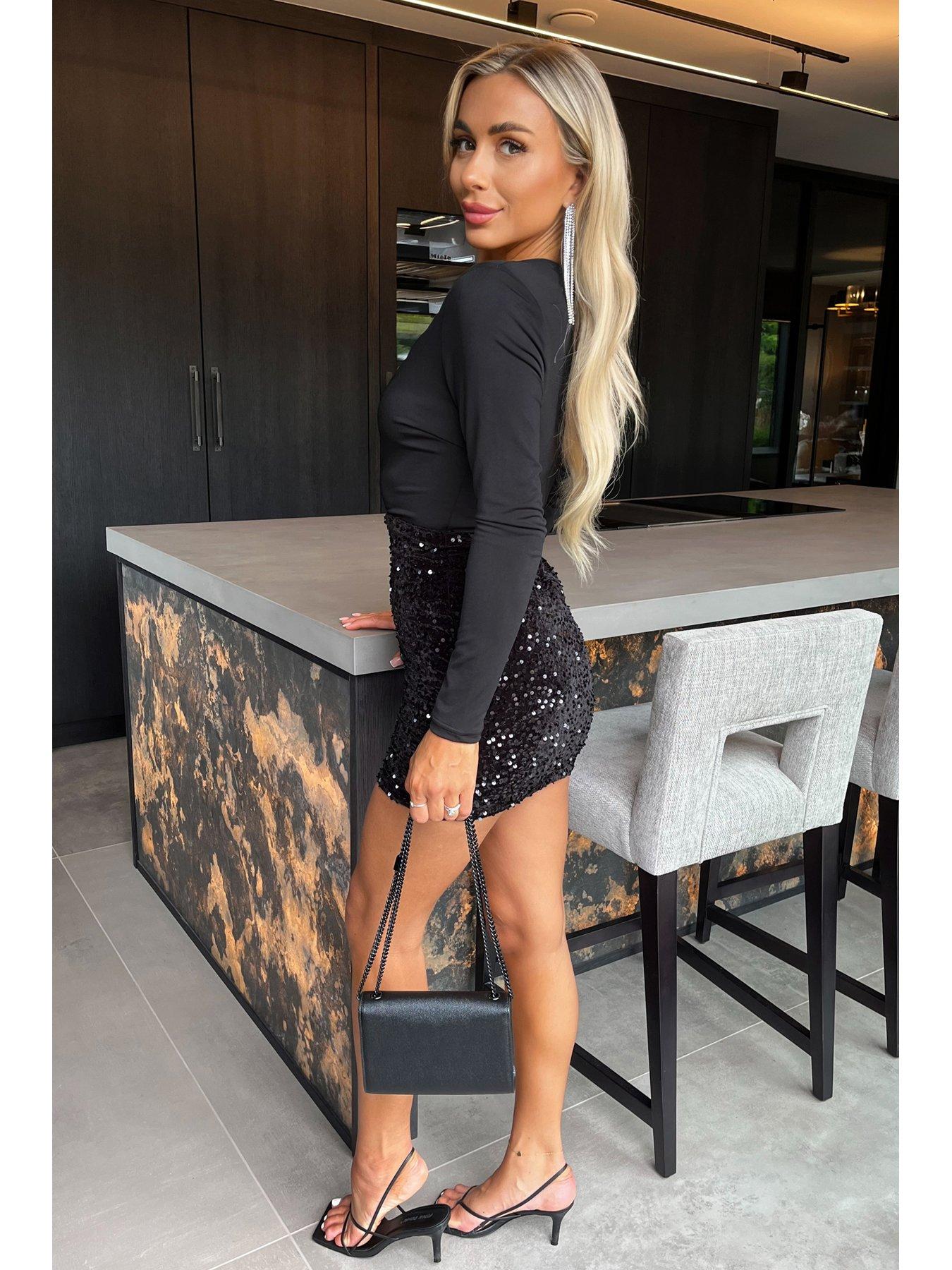 princess polly baby blue dress Grunge Goth Corset Dress for Women / Aesthetic Long Sleeves Dress