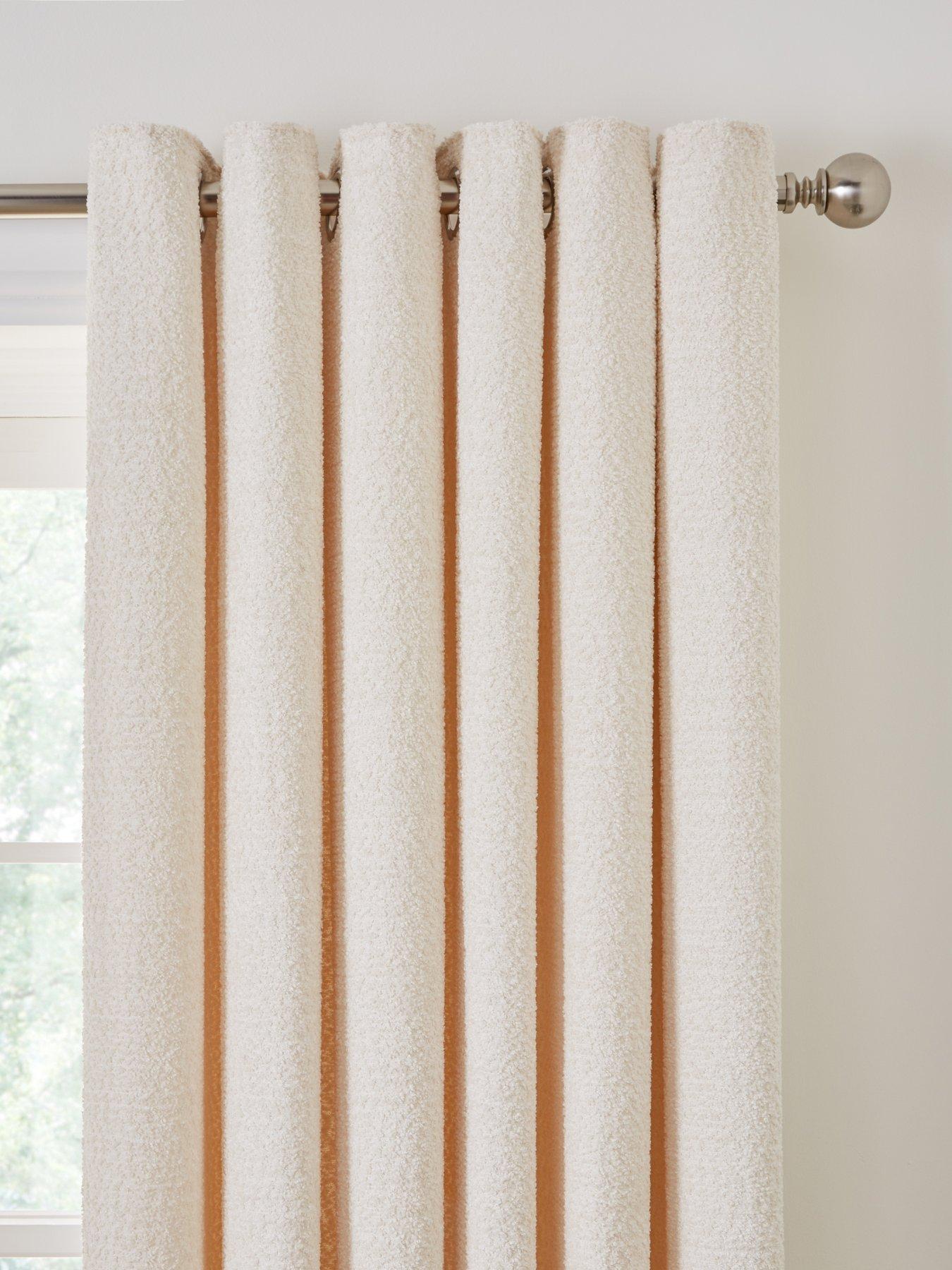  image of very-home-regal-lined-eyelet-curtains-90-x-90