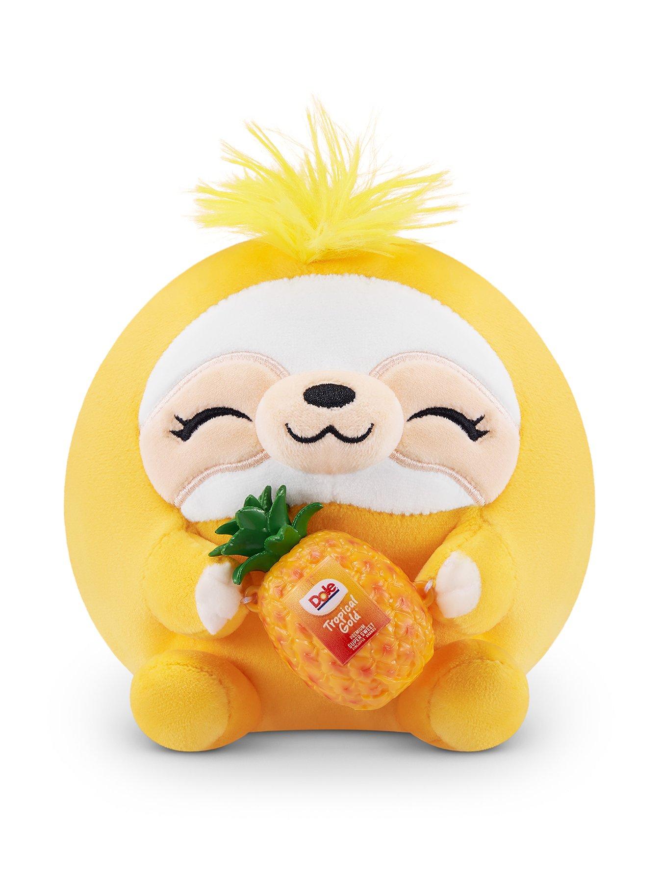 Image 1 of 1 of Zuru Snackles - 14" Plush - Sloth &amp; Dole&nbsp;Pineapple