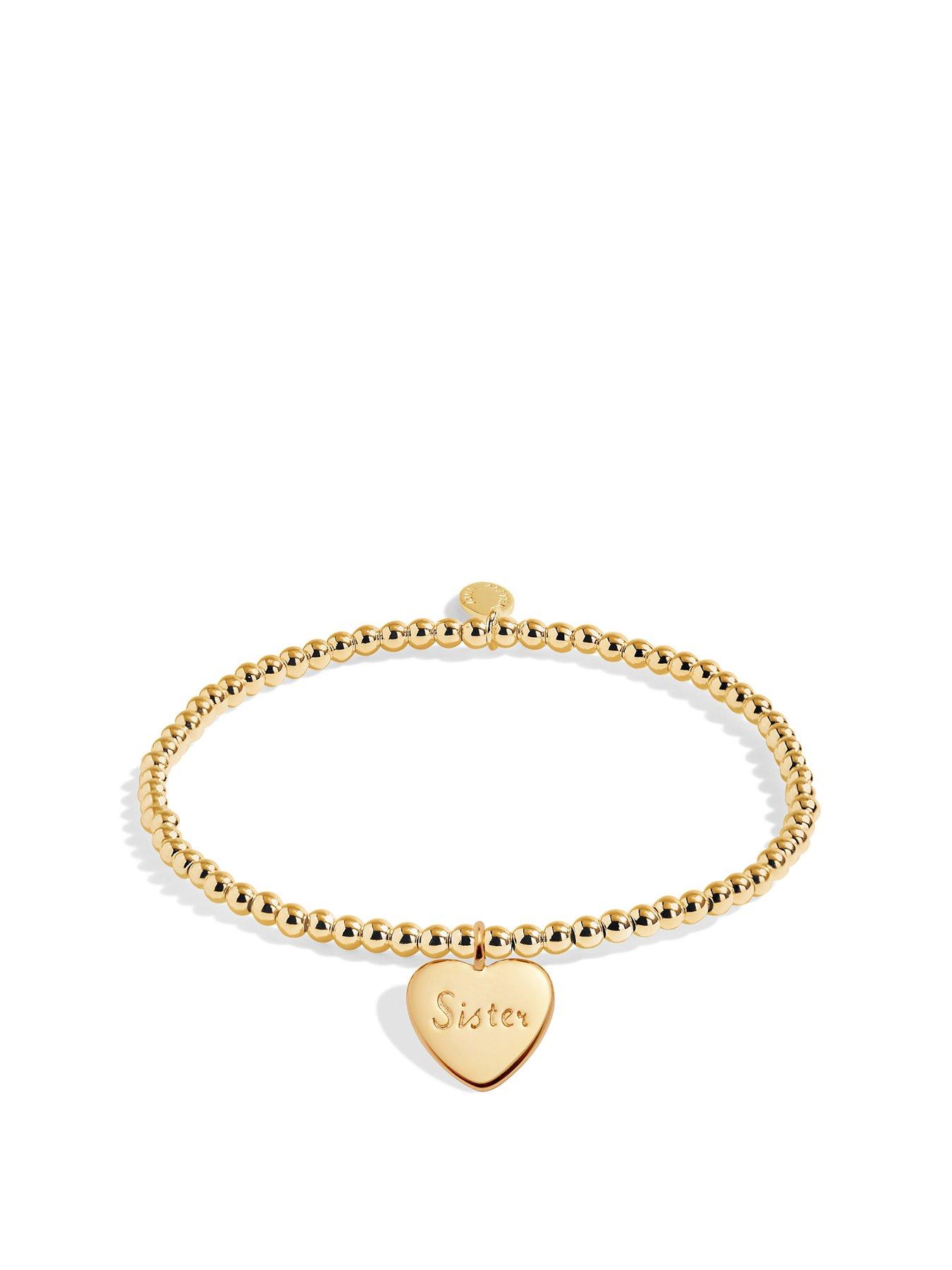 undefined A Little Super Sister Bracelet In Gold Plating