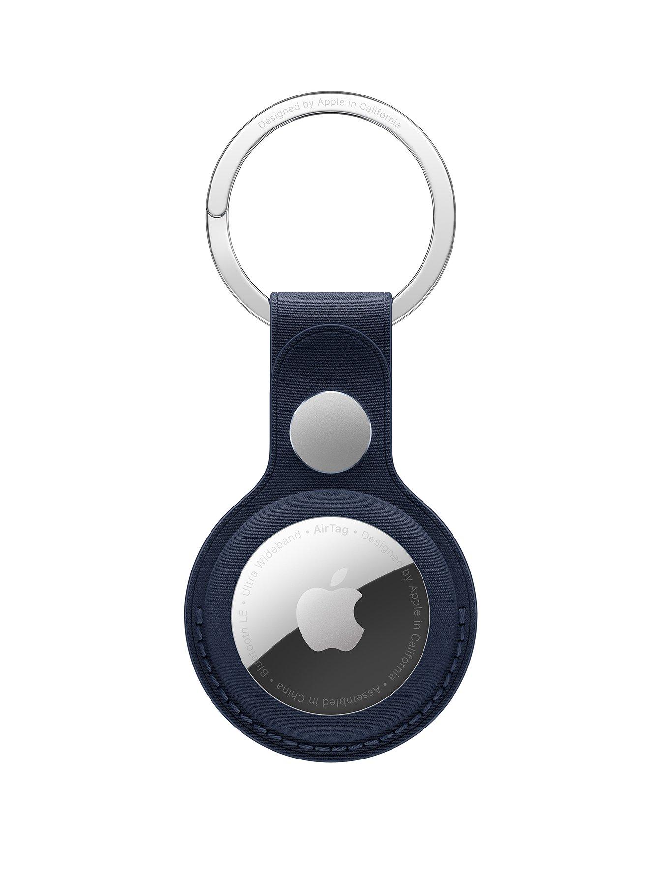 undefined AirTag FineWoven Key Ring - Deep Blue (AirTag not included)