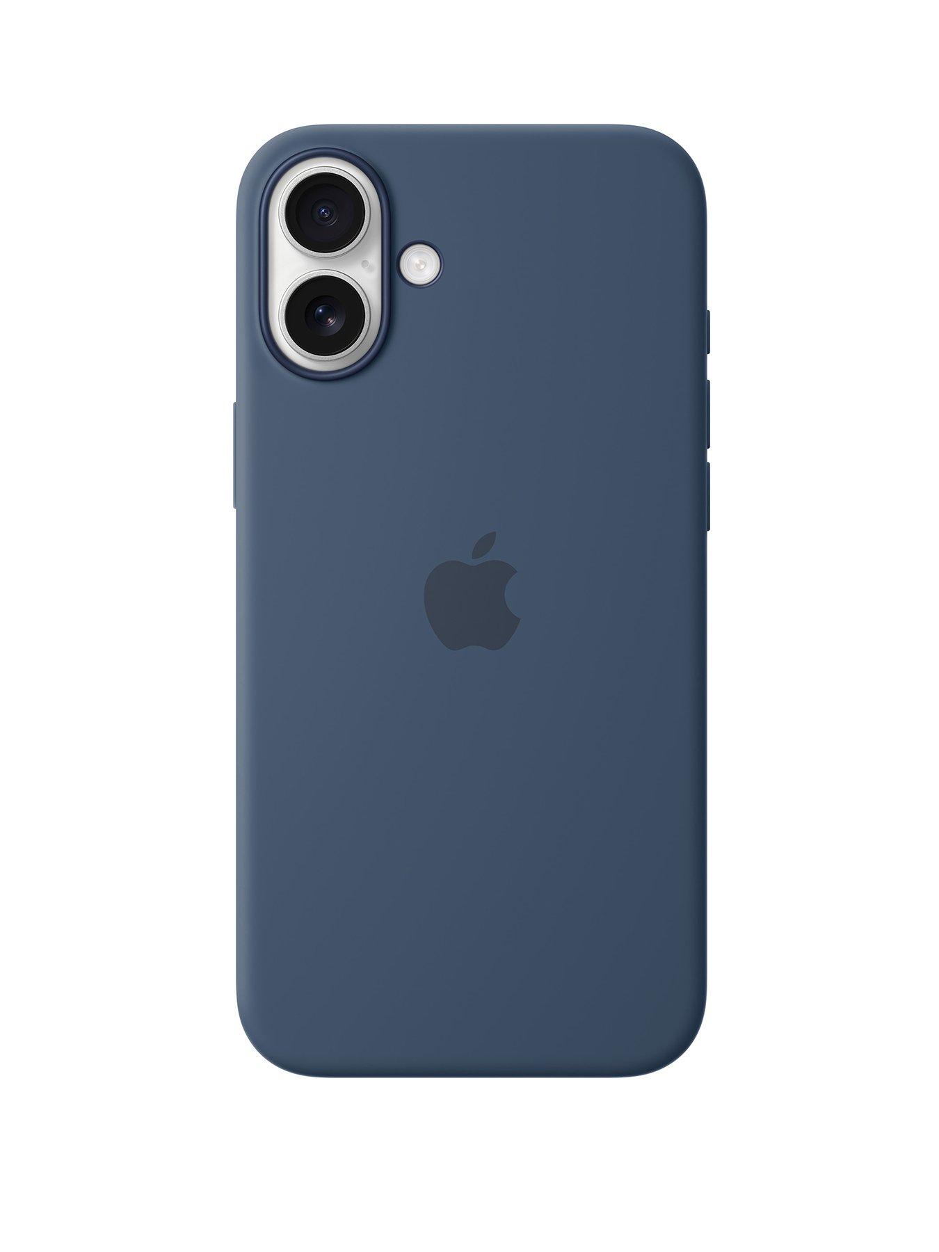 undefined iPhone 16 Plus Silicone Case with MagSafe - Denim