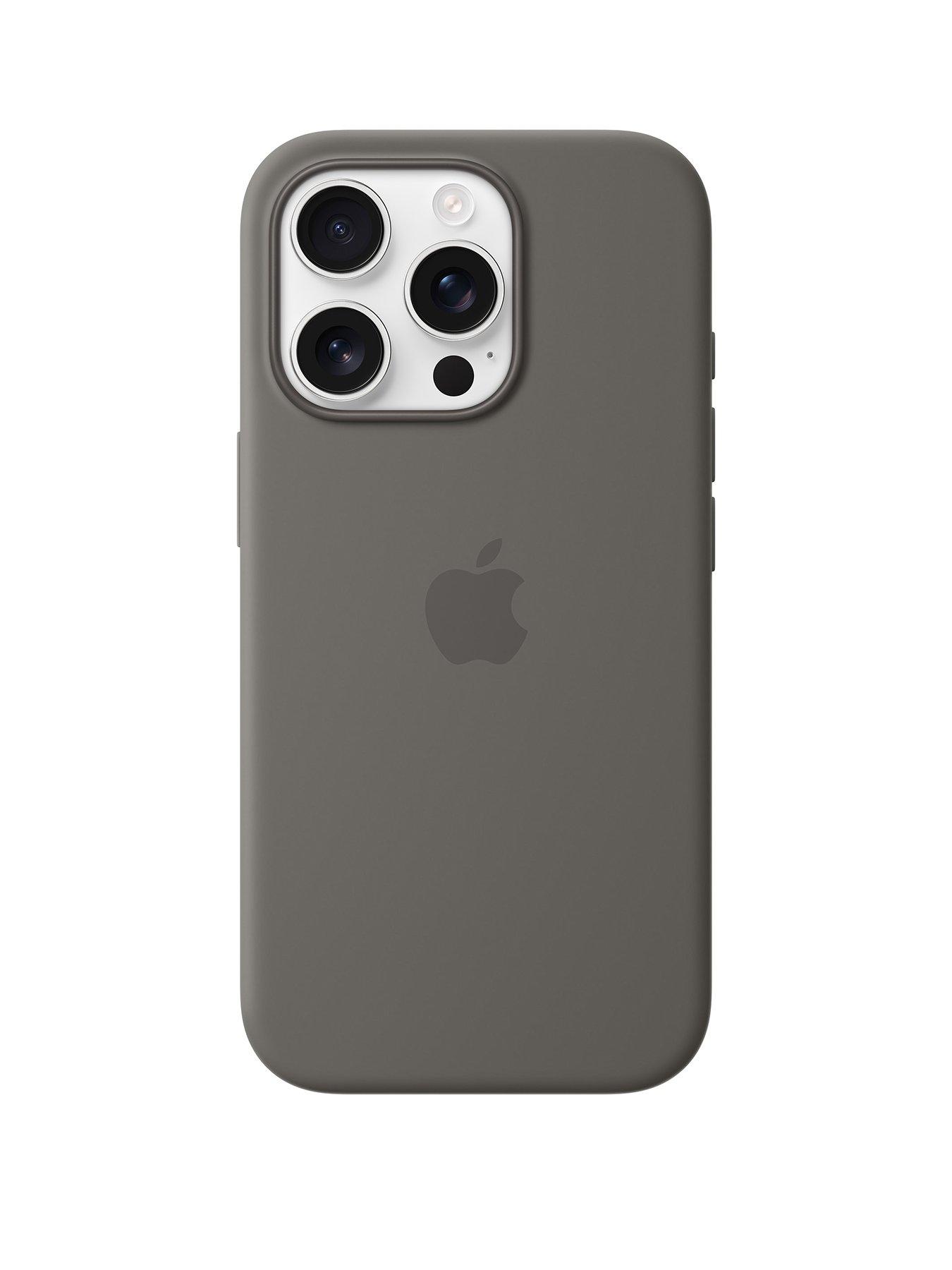 Image 1 of 3 of Apple iPhone&nbsp;16 Pro Silicone Case with MagSafe - Stone Gray