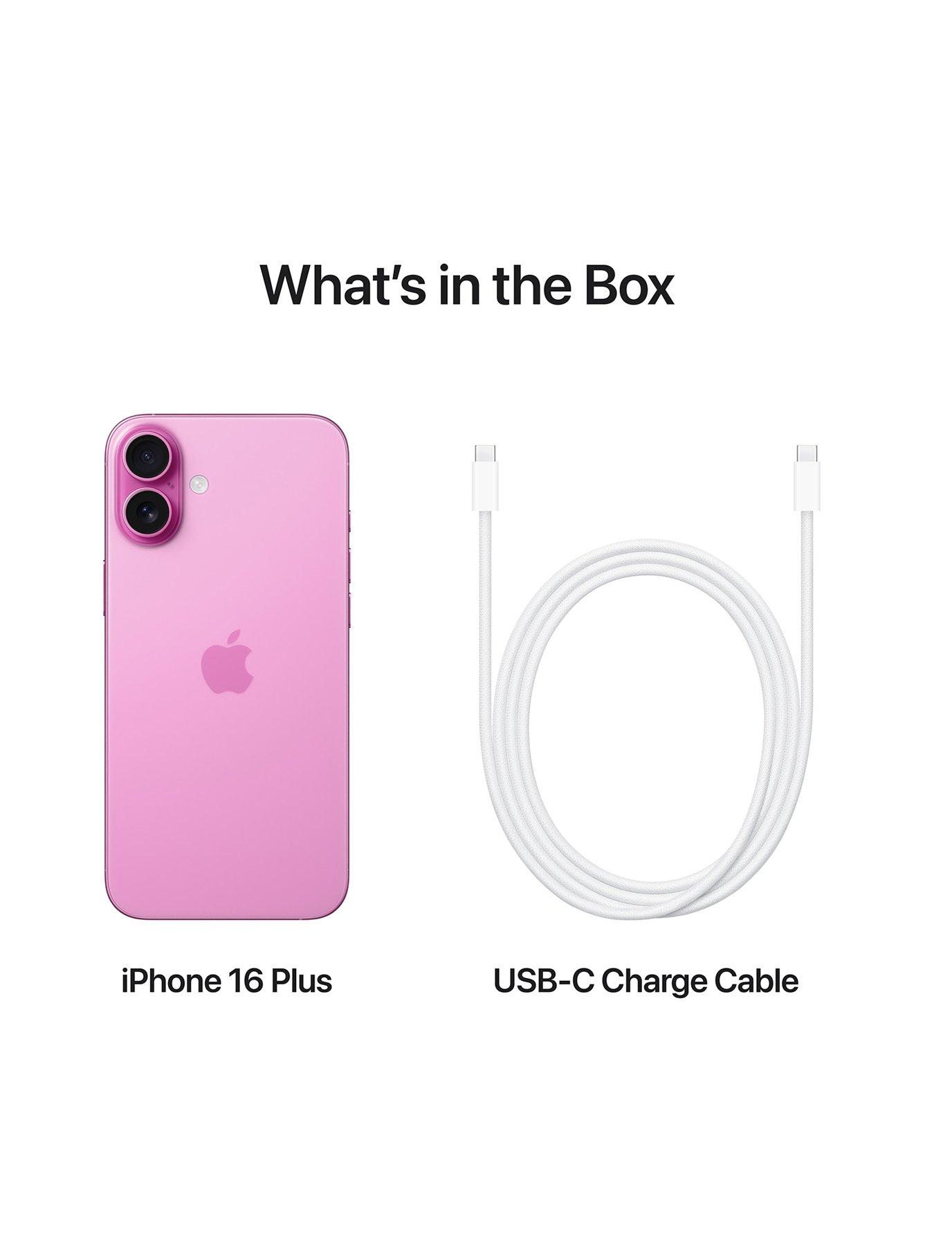 Apple iPhone 16 Plus, 128Gb - Pink | Littlewoods