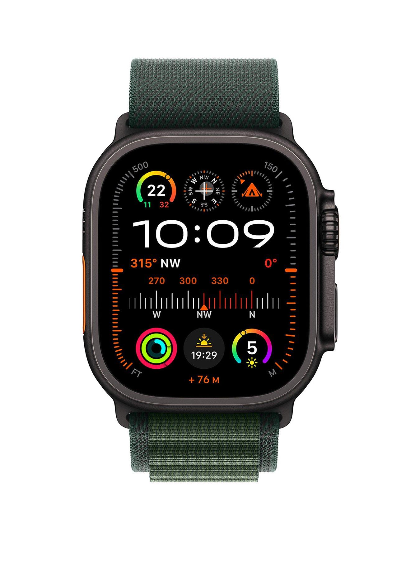  image of apple-watch-ultra-2-gps-cellular-2024nbspblack-titanium-case-with-dark-green-alpine-loop