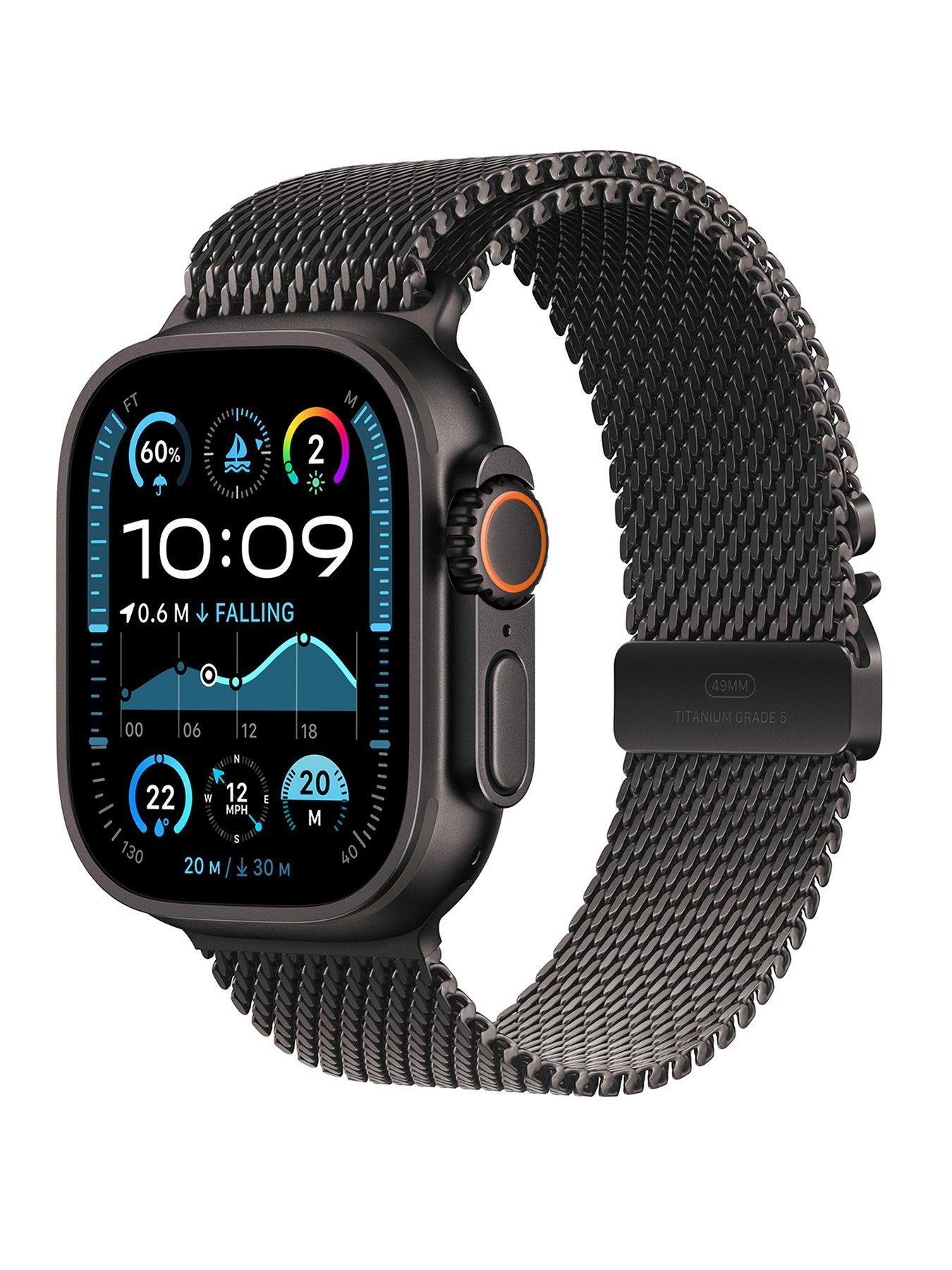  image of apple-watch-ultra-2-gps-cellular-2024-49mm-black-titanium-case-with-black-titanium-milanese-loop-small