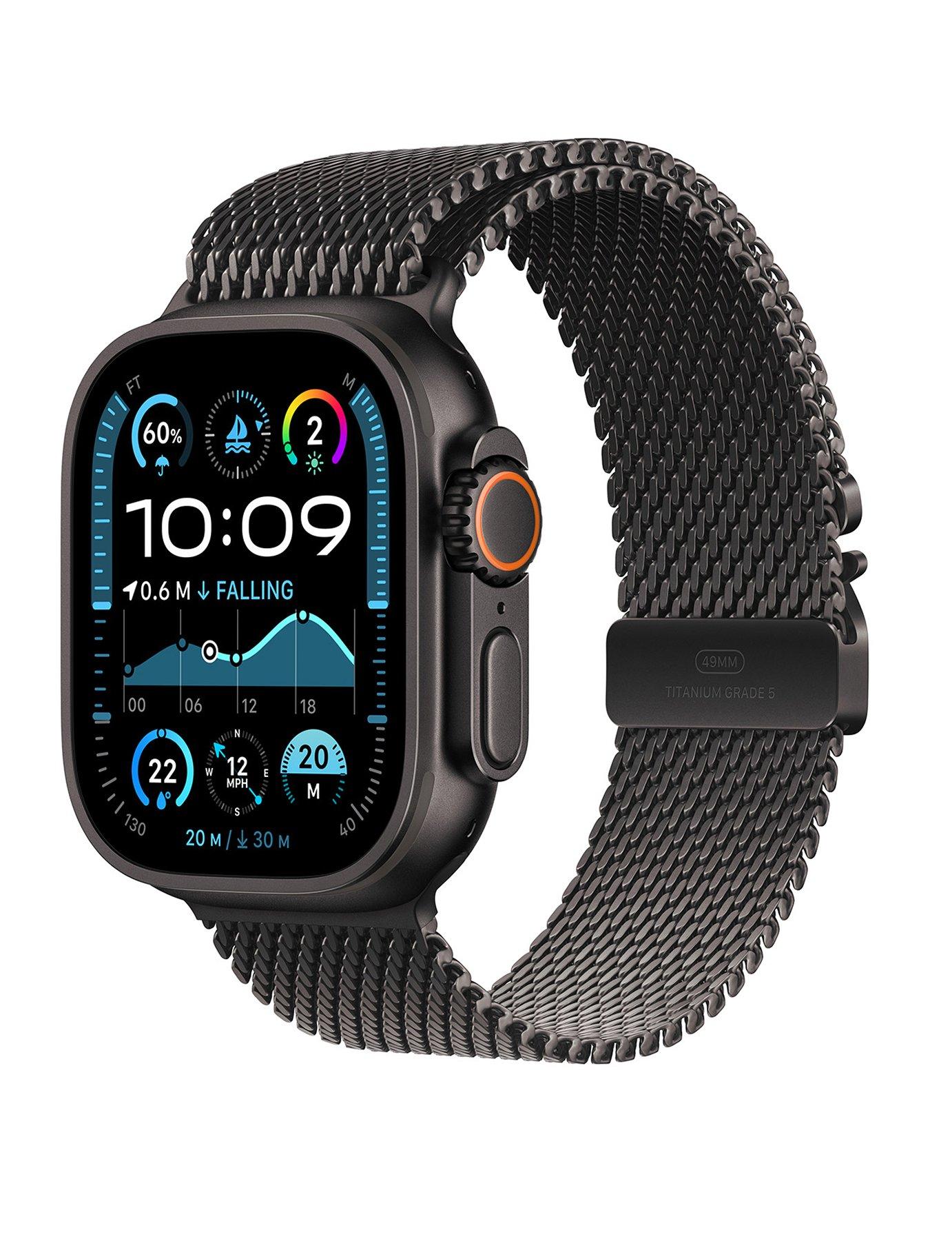  image of apple-watch-ultra-2-gps-cellular-2024-49mm-black-titanium-case-with-black-titanium-milanese-loop-large