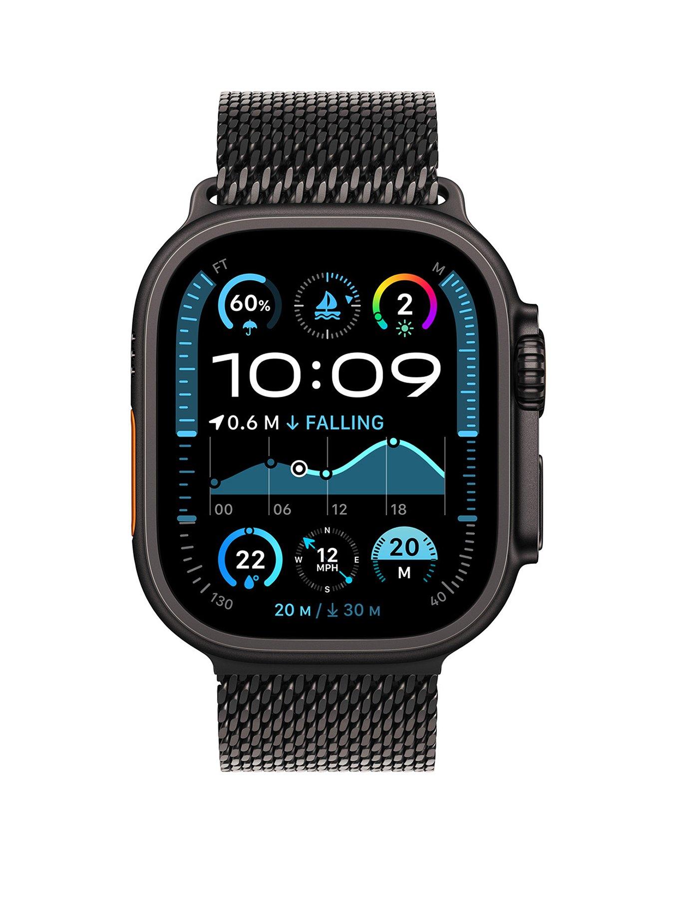  image of apple-watch-ultra-2-gps-cellular-2024-49mm-black-titanium-case-with-black-titanium-milanese-loop-large