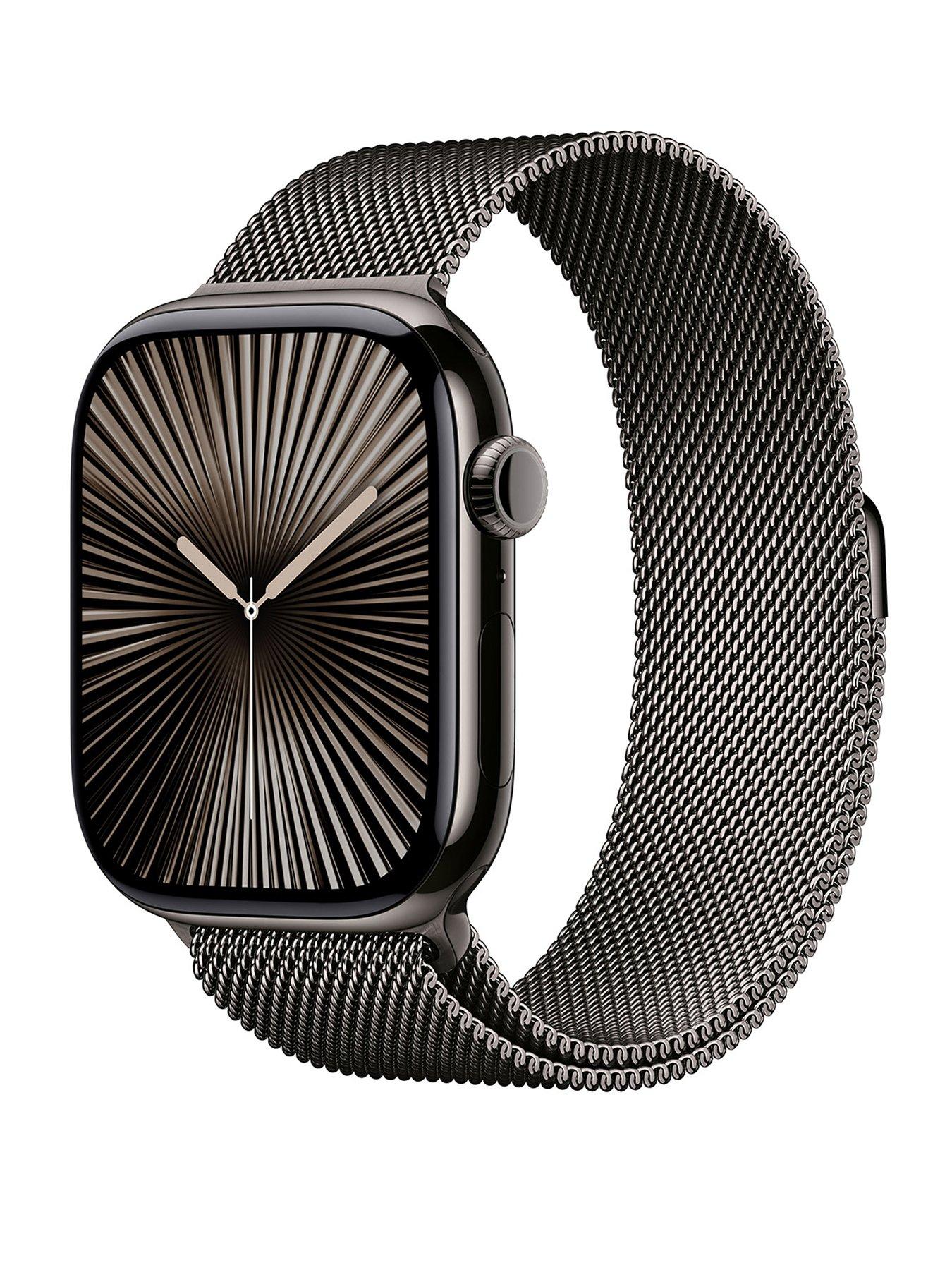 undefined Watch Series 10 (GPS + Cellular), 46mm Slate Titanium Case with Slate Milanese Loop