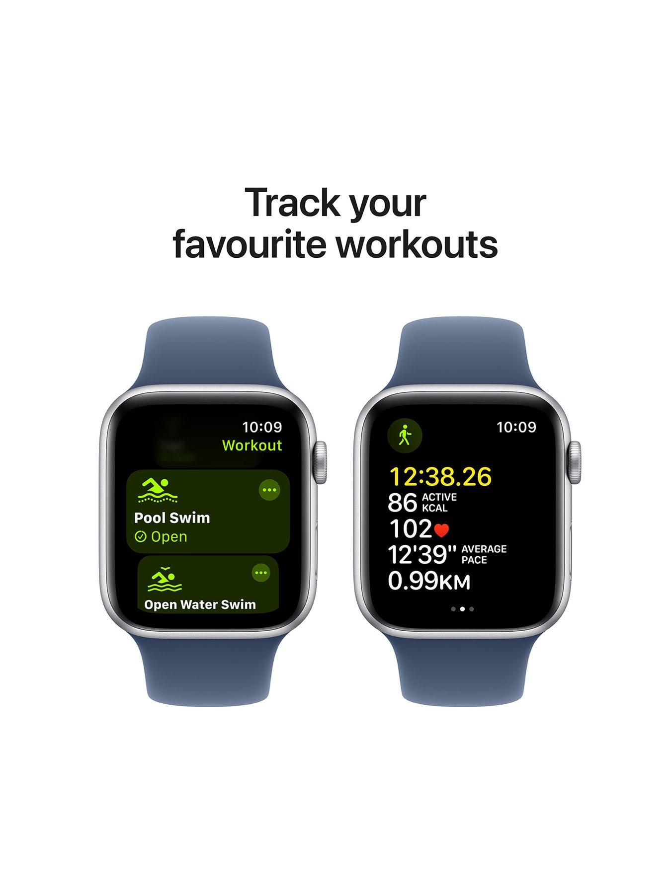 image of apple-watch-se-gps-2024-40mmnbspsilver-aluminium-case-with-denim-sport-band-sm