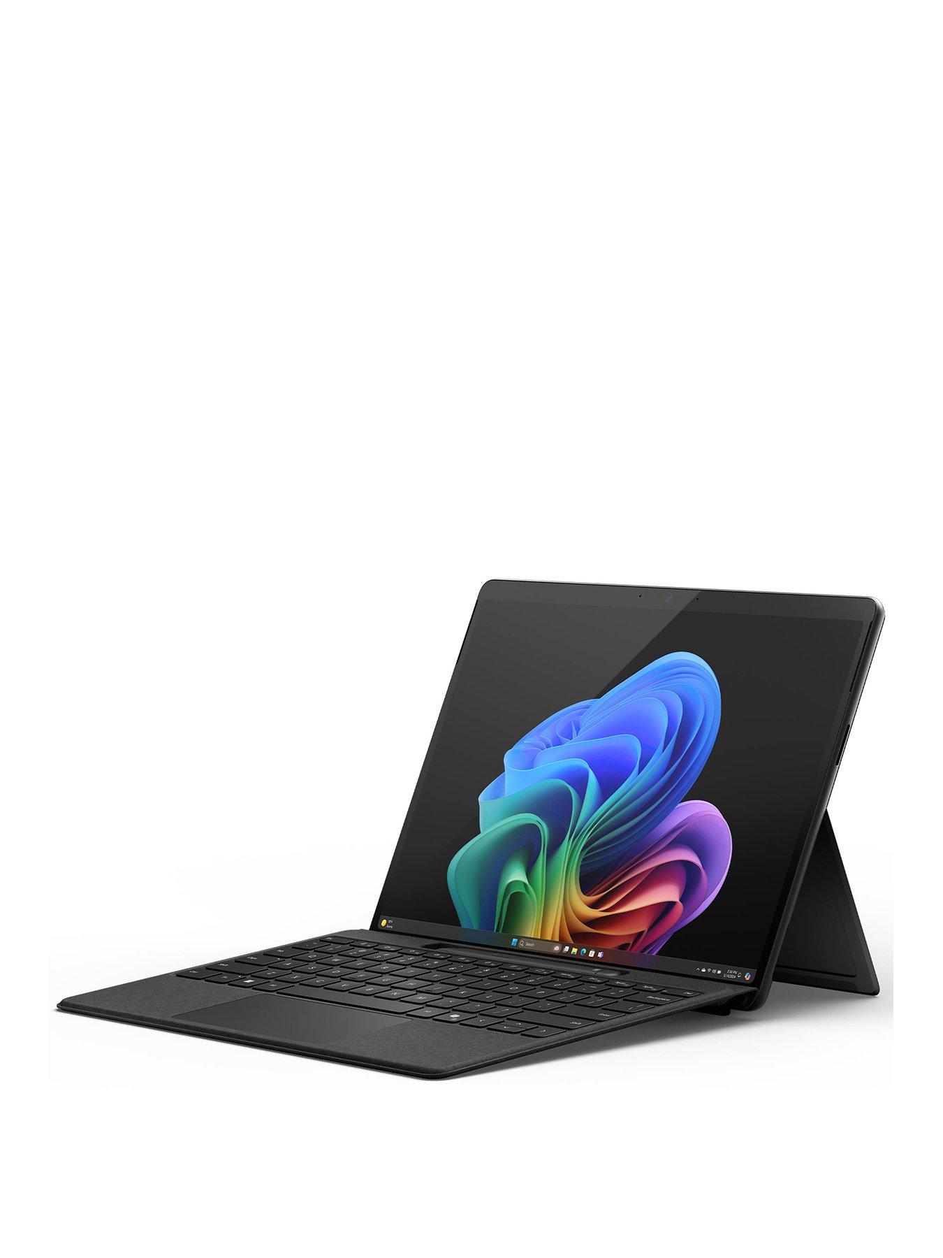 front image of microsoft-surface-pro-copilot-pc-qualcomm-snapdragon-x-elite-16gb-ram-1tb-13in-oled-black