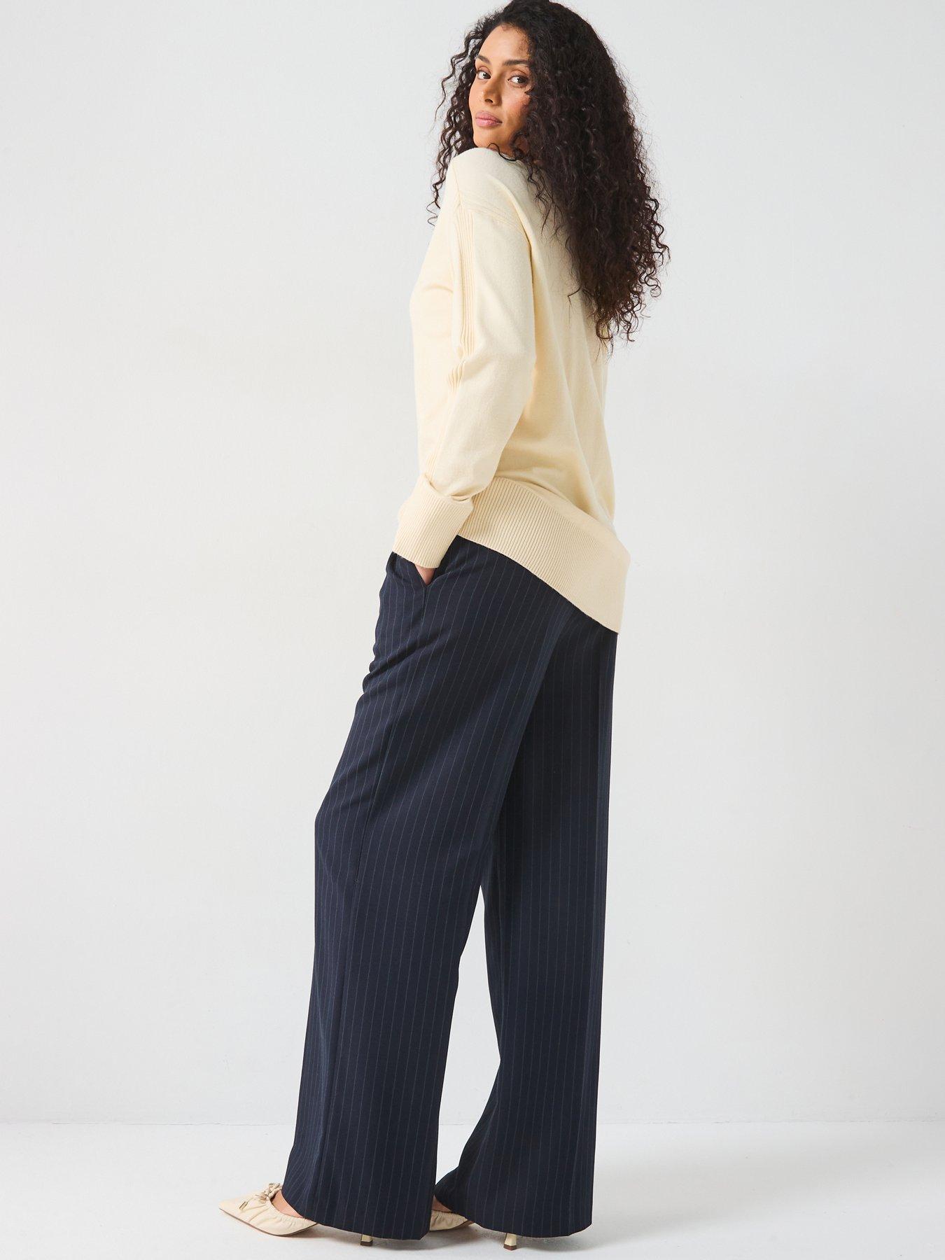  image of everyday-dropped-hem-batwing-longline-jumper-natural