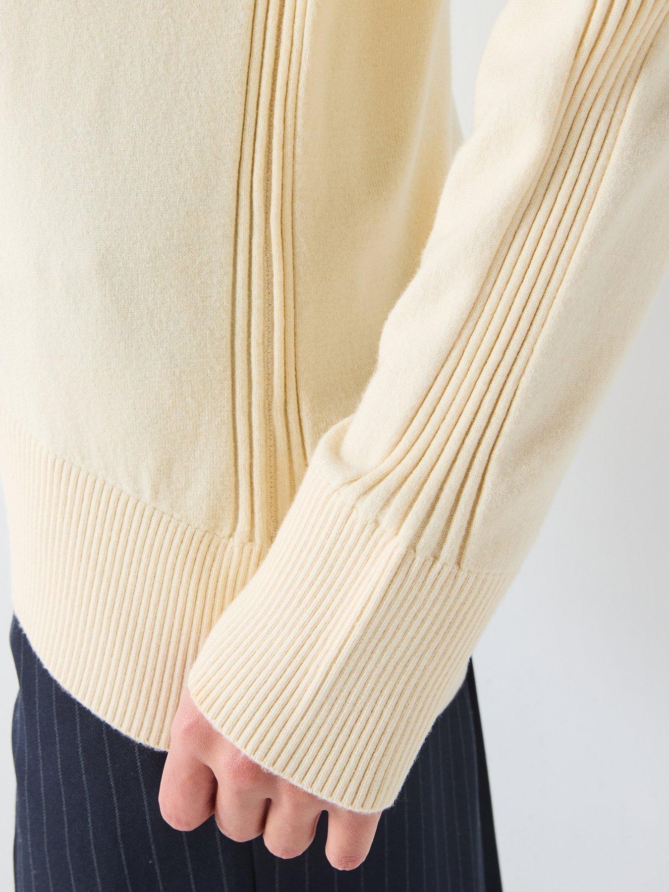  image of everyday-dropped-hem-batwing-longline-jumper-natural