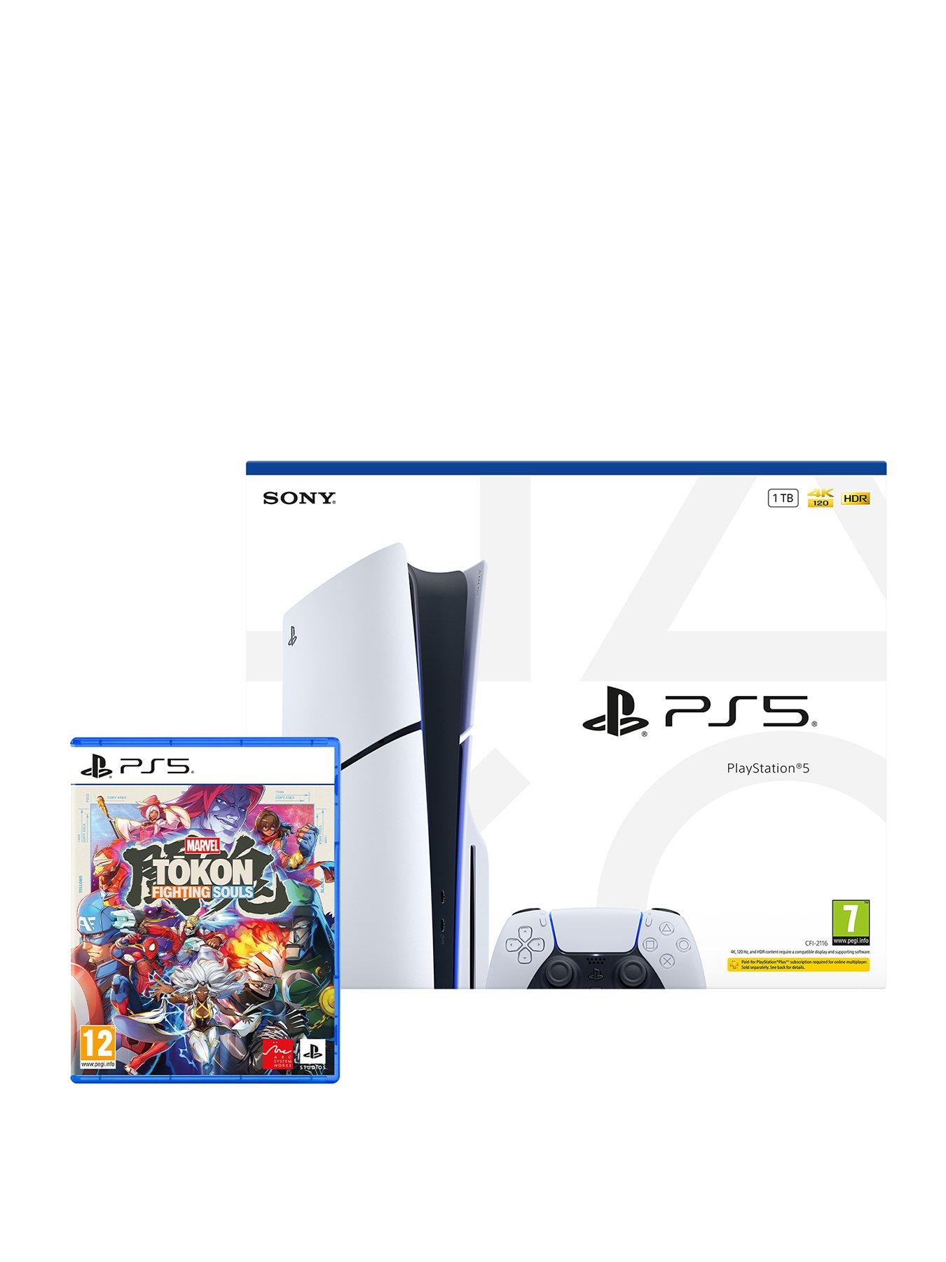 Playstation PlayStation®5 Disc Console – 1TB  &  MARVEL Tokon: Fighting Souls