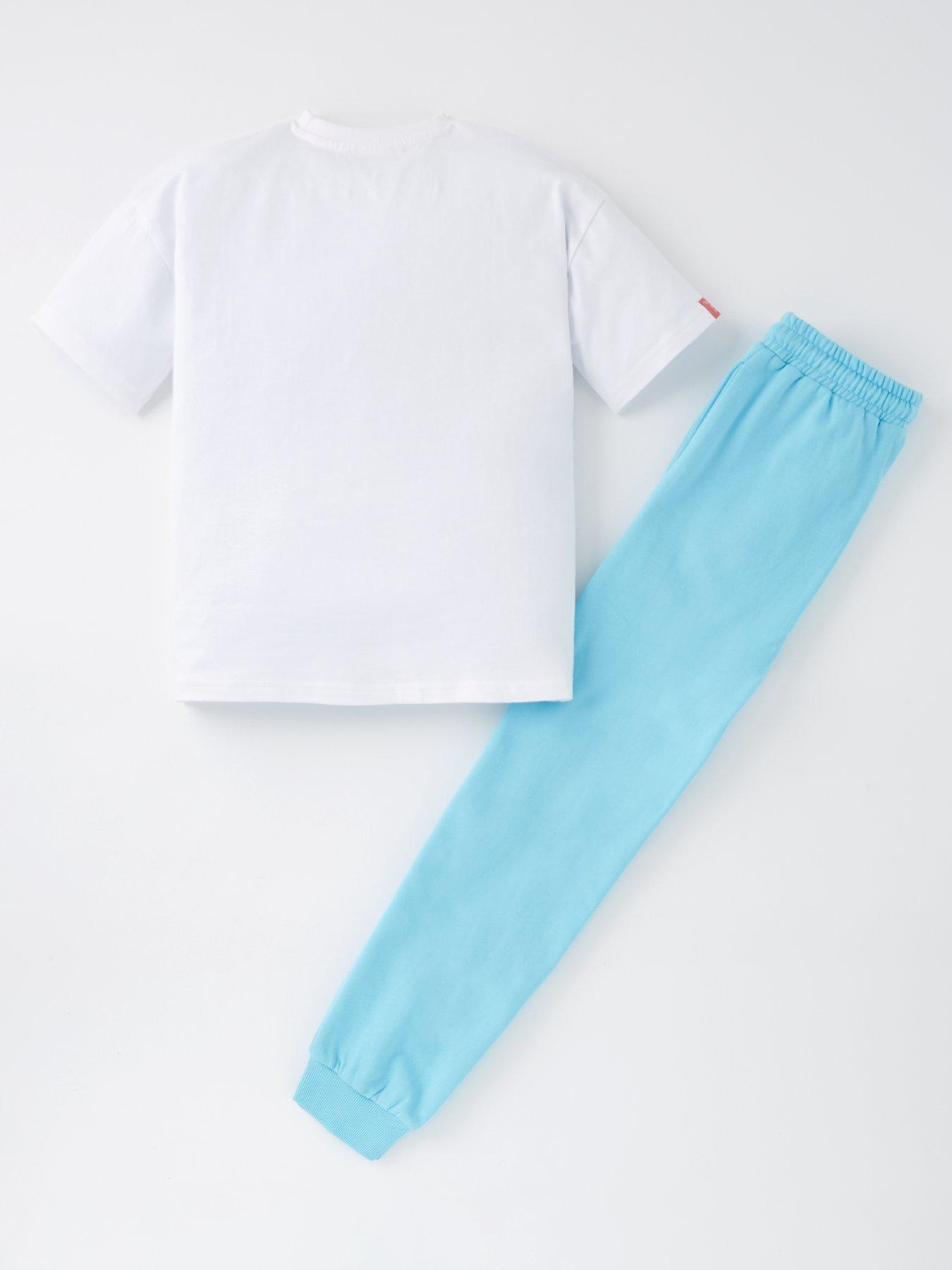  image of sonic-the-hedgehog-2-piece-t-shirt-and-jogger-set-multi