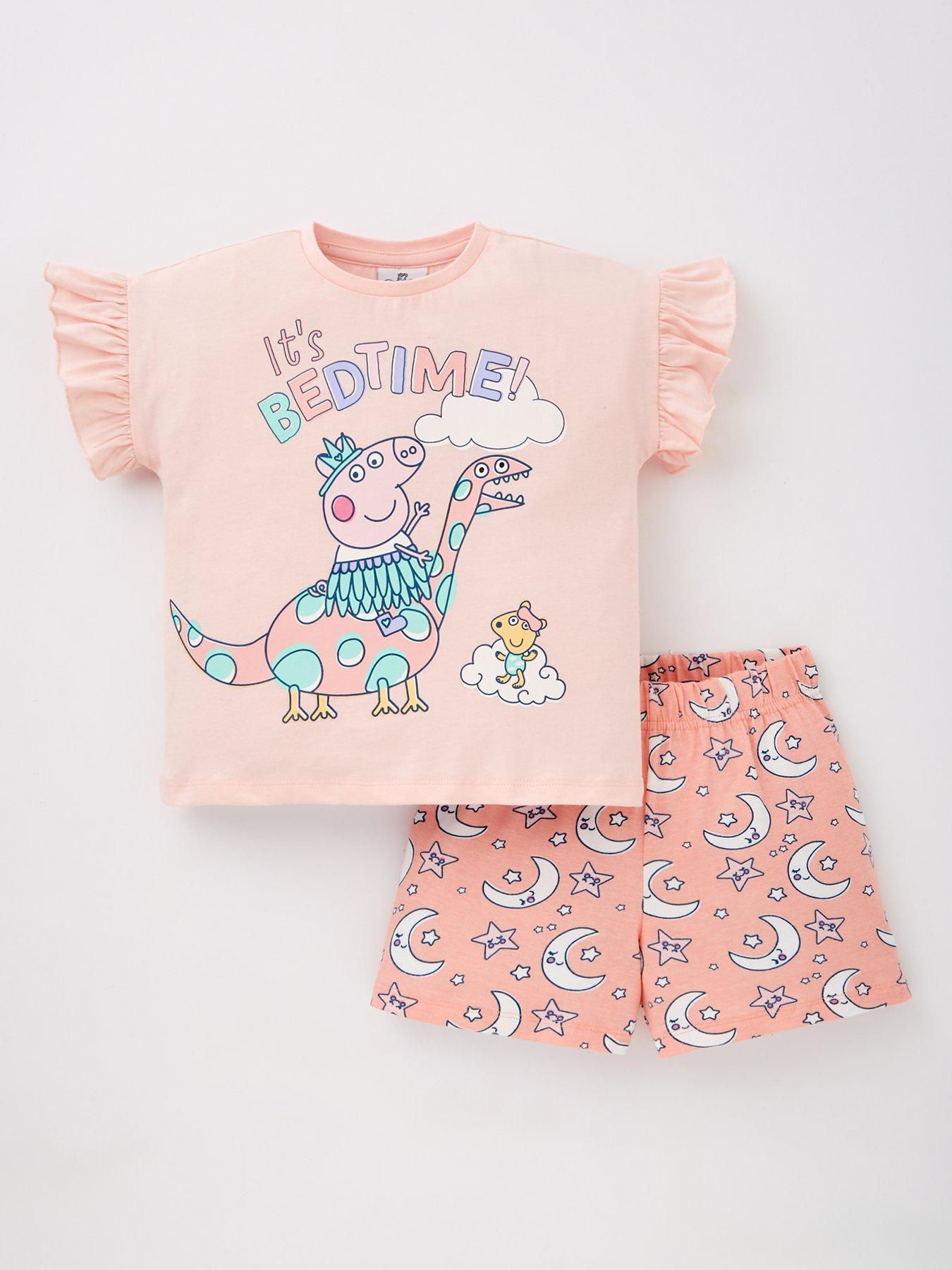 peppa-pig-frill-short-pyjama-pink