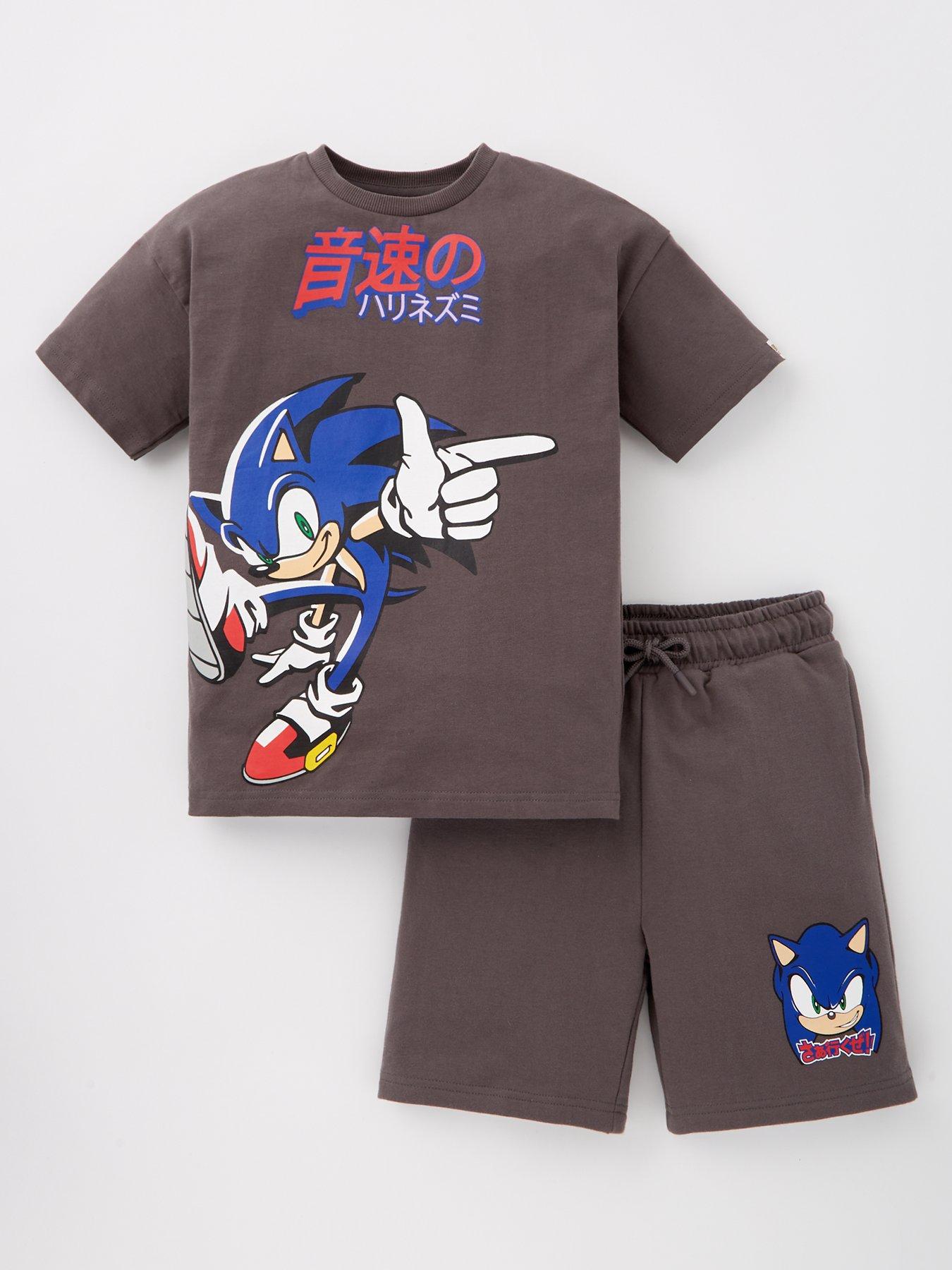 sonic-the-hedgehog-2-piece-t-shirt-and-short-set-grey