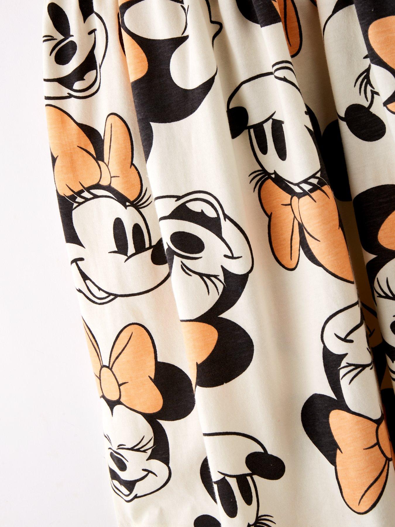  image of minnie-mouse-disney-minnie-mouse-all-over-print-short-sleeve-dress