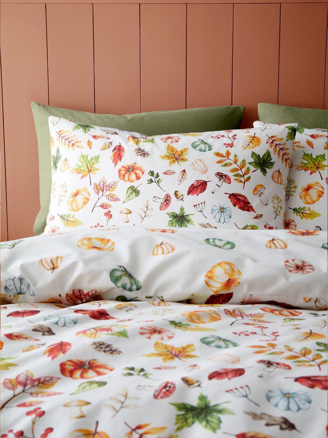 Image 5 of 6 of Catherine Lansfield Autumn Pumpkins Halloween Duvet Set