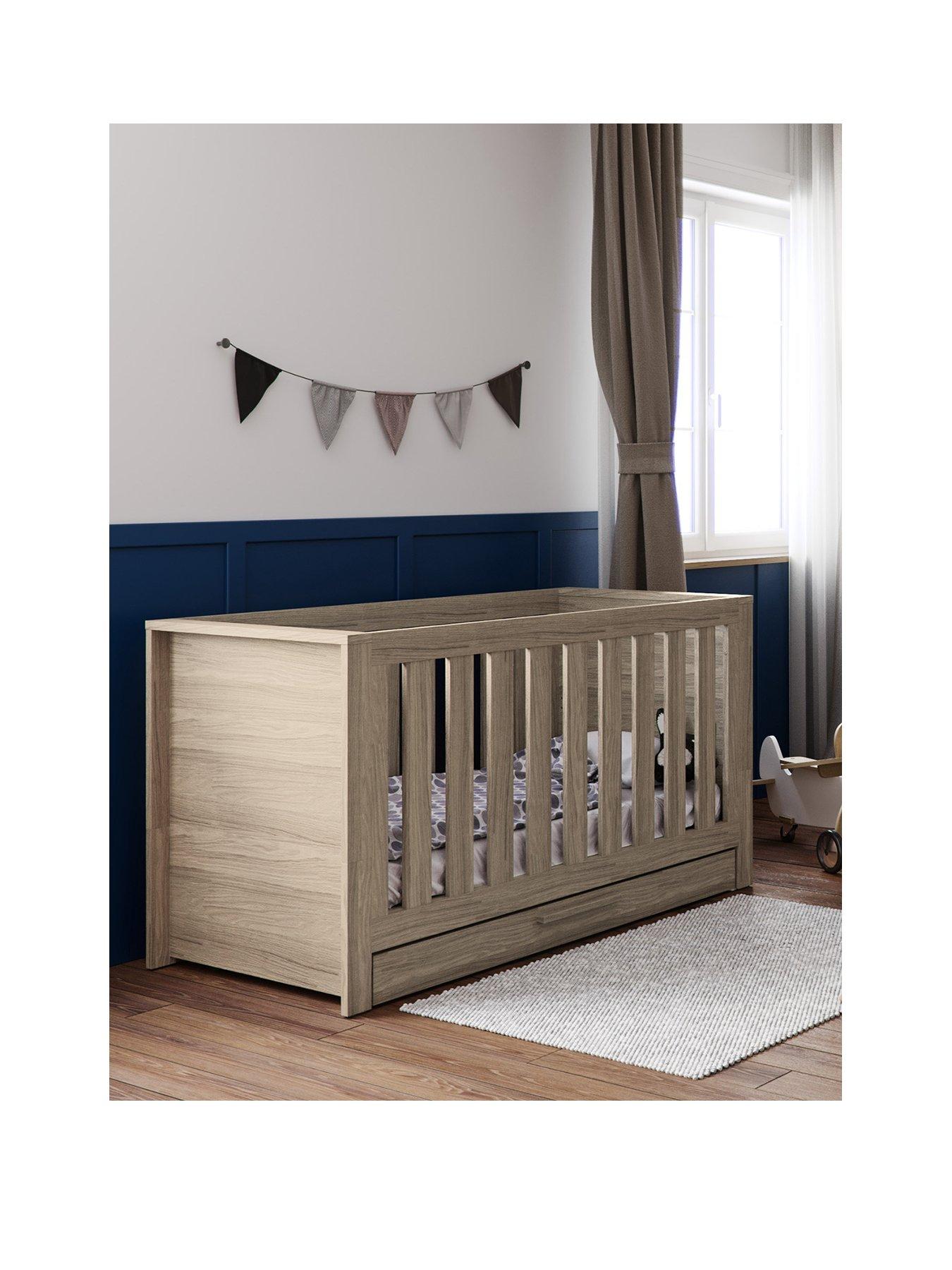 Image 2 of 5 of Little Acorns Ellesmere Under Bed Drawers Grey Ash