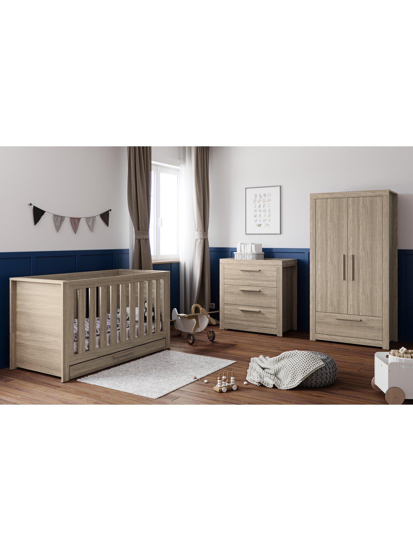 Image 4 of 5 of Little Acorns Ellesmere Under Bed Drawers Grey Ash