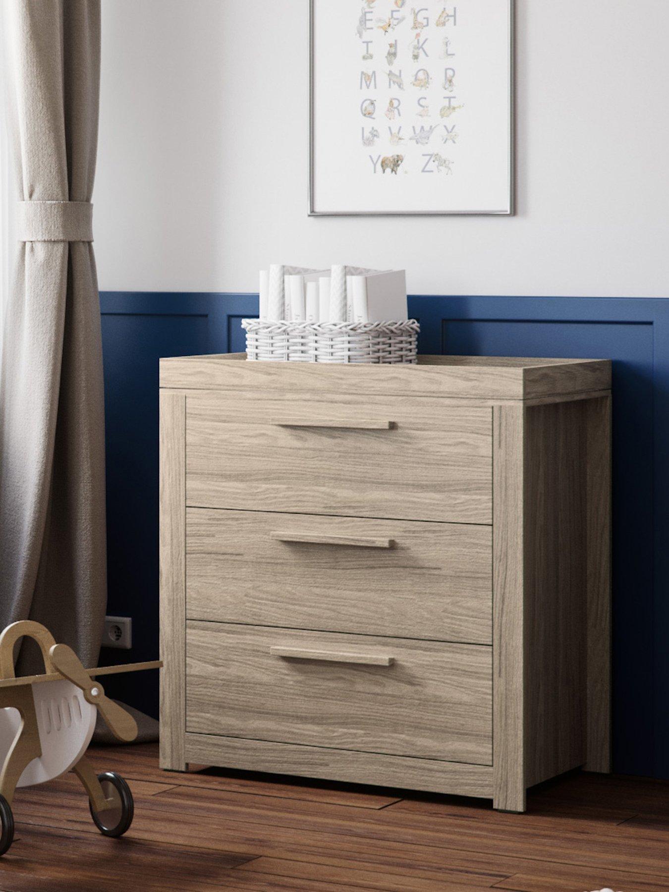 Little Acorns Ellesmere Dresser - Removable Top Grey Ash