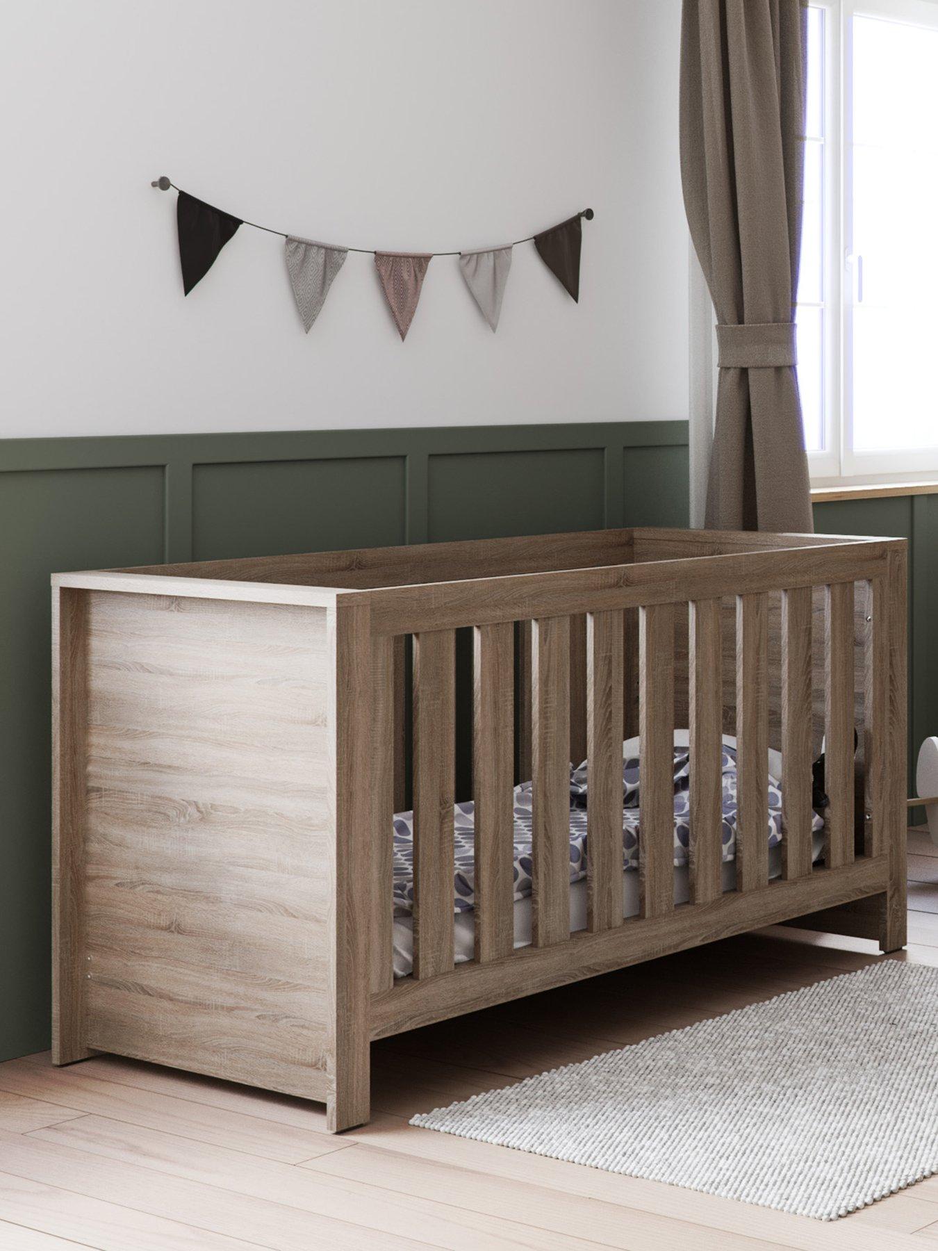 Little Acorns Ellesmere Cot Bed Truffle Oak