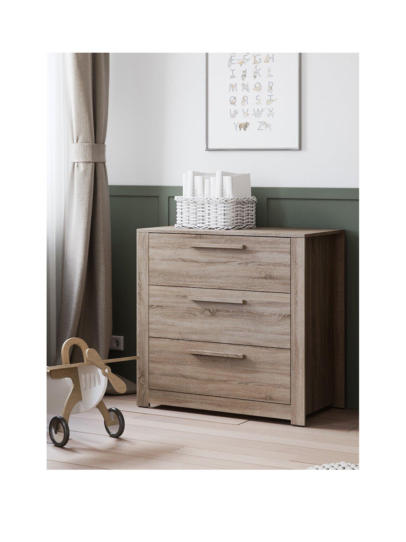  image of little-acorns-ellesmere-dresser-removable-top-truffle-oak