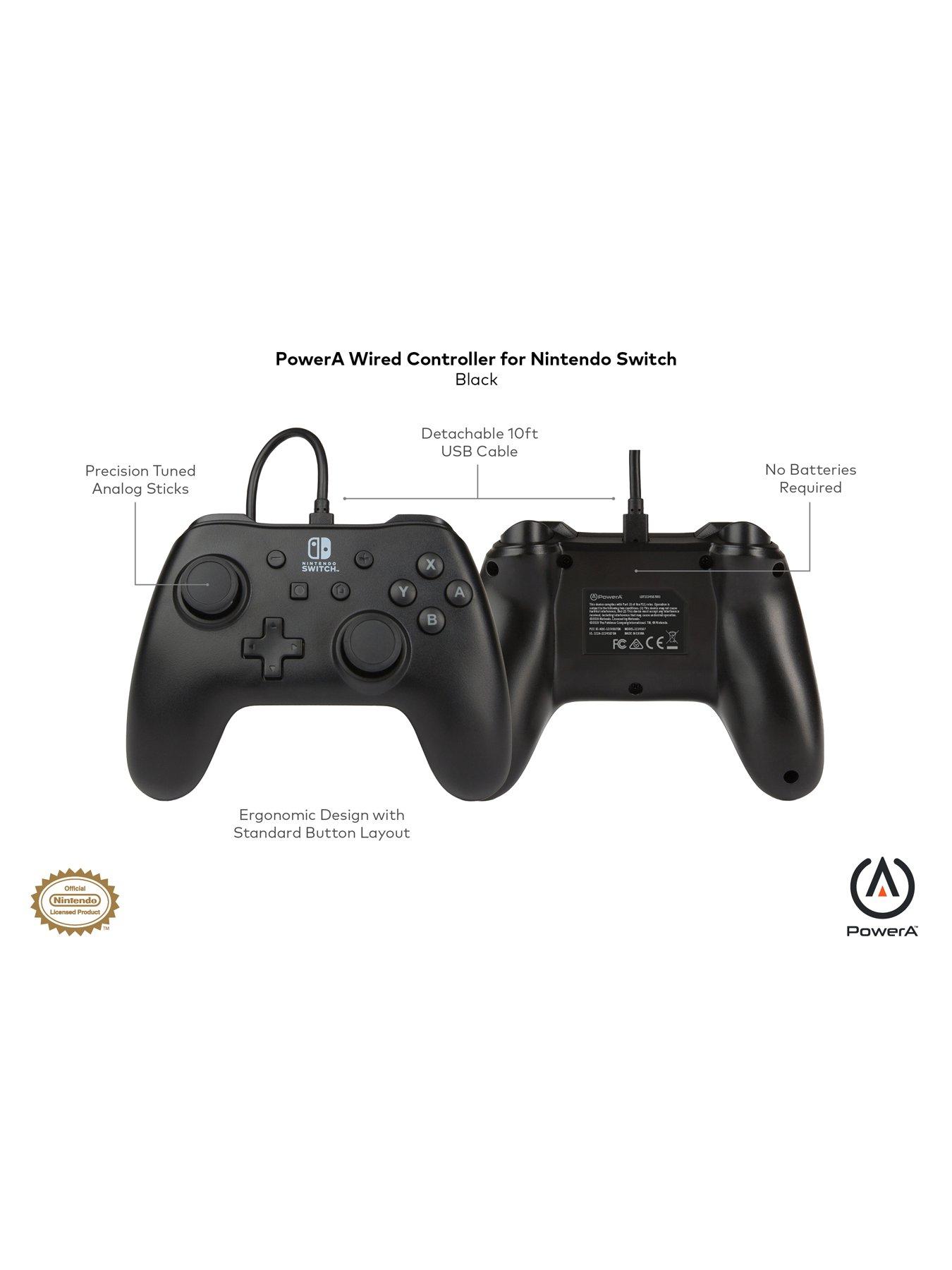  image of powera-wired-controller-for-nintendo-switch-black