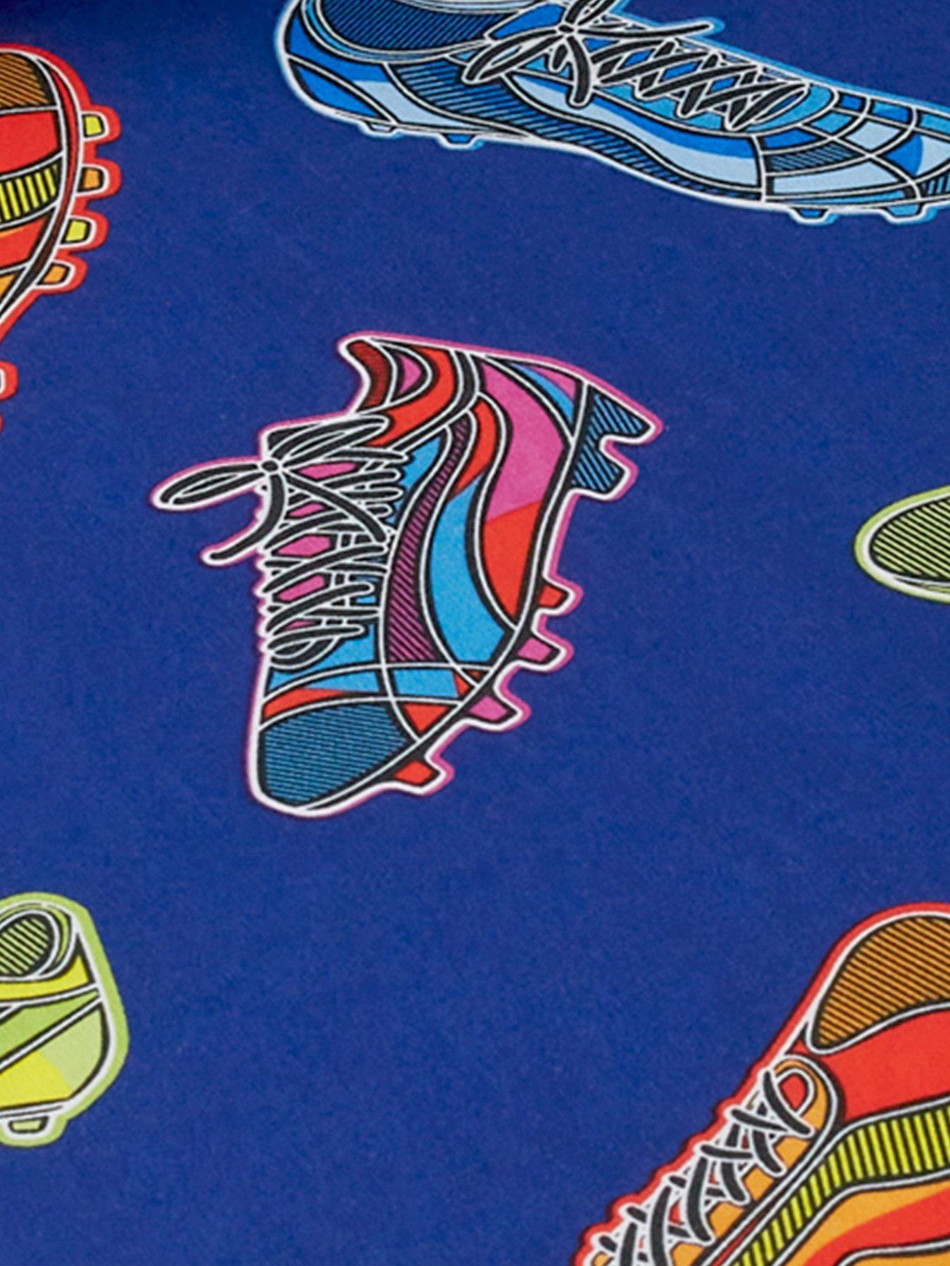Image 3 of 3 of Catherine Lansfield Bright Football Fitted Sheet