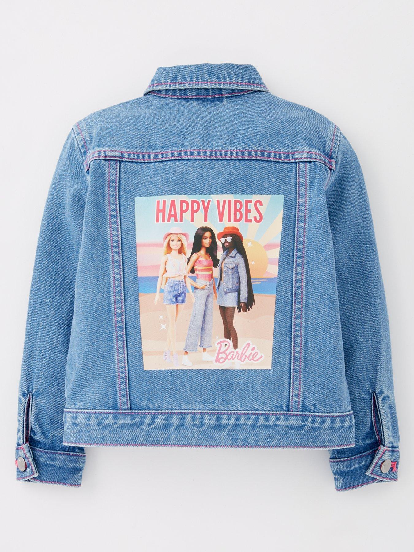  image of barbie-back-print-denim-jacket