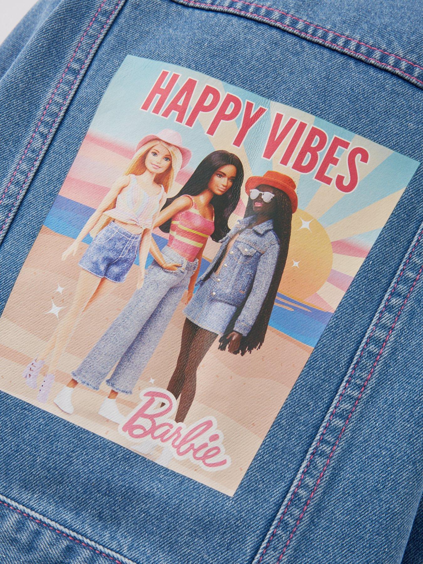  image of barbie-back-print-denim-jacket