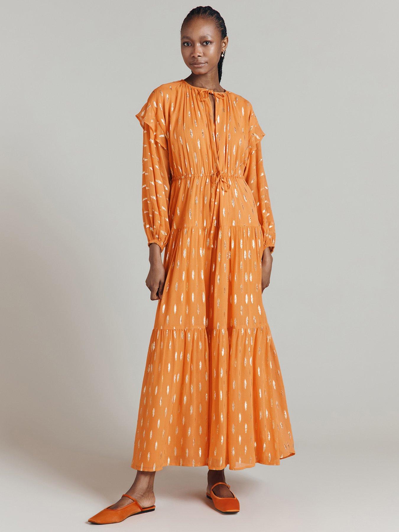 undefined Camille Dress - Orange