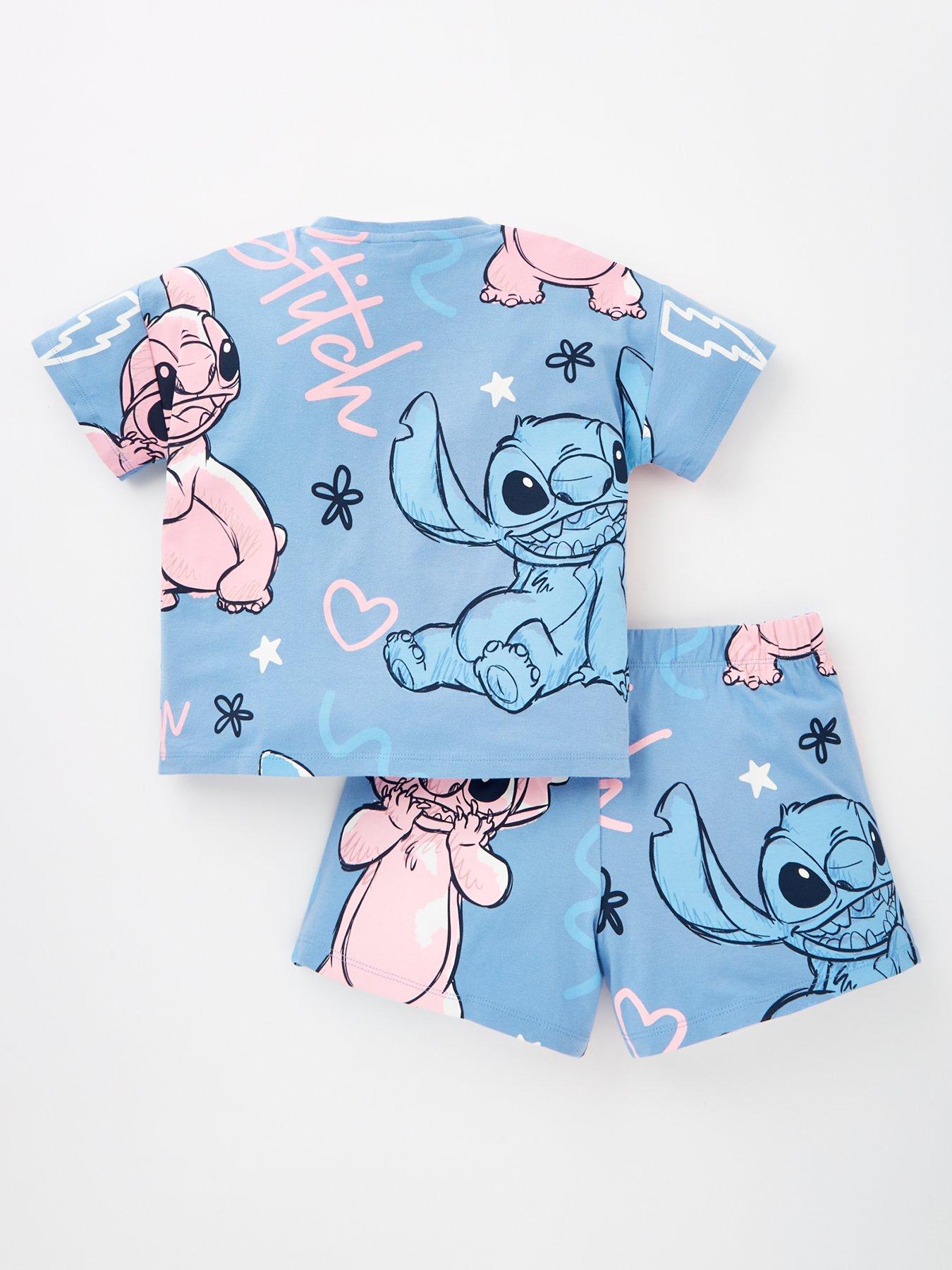  image of disney-lilo-stitch-short-pyjamas-blue