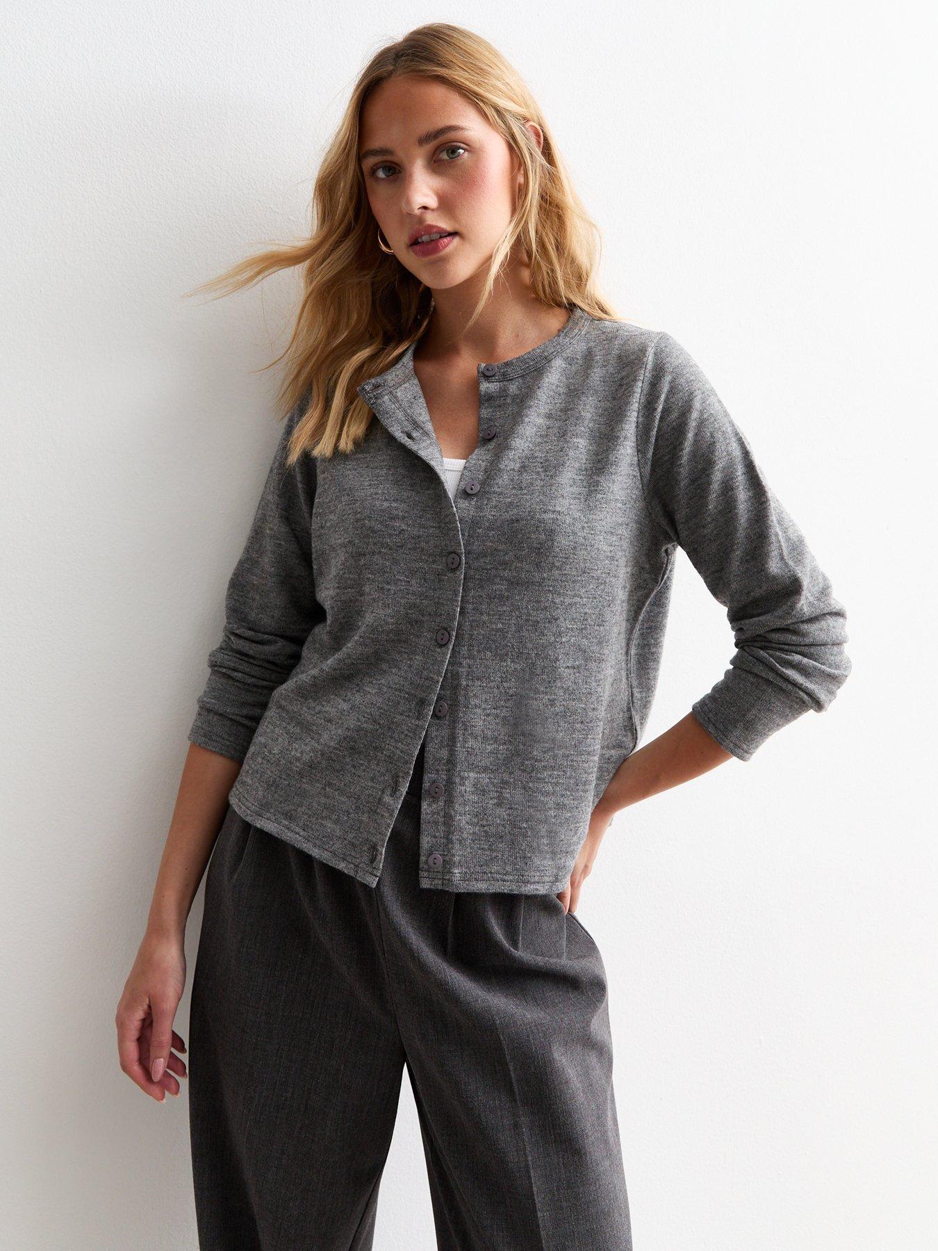 New look grey cardigan hotsell