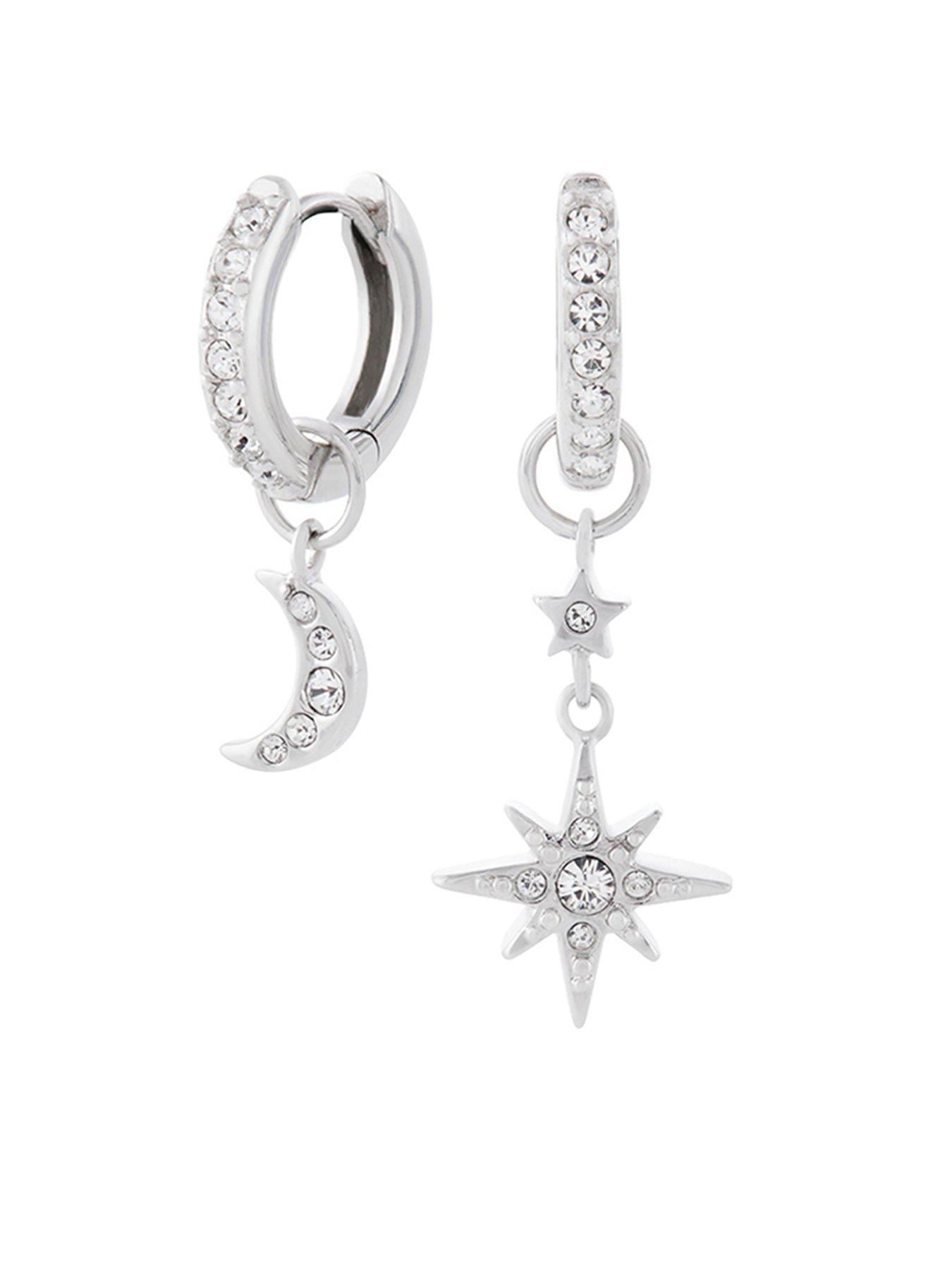 olivia-burton-silver-celestial-moon-and-north-star-huggies
