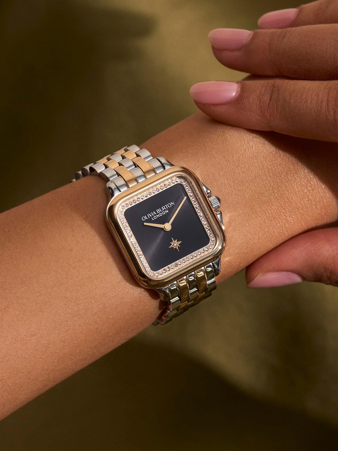Image 5 of 8 of Olivia Burton 28mm Stainless Steel and Gold Grosvenor Watch