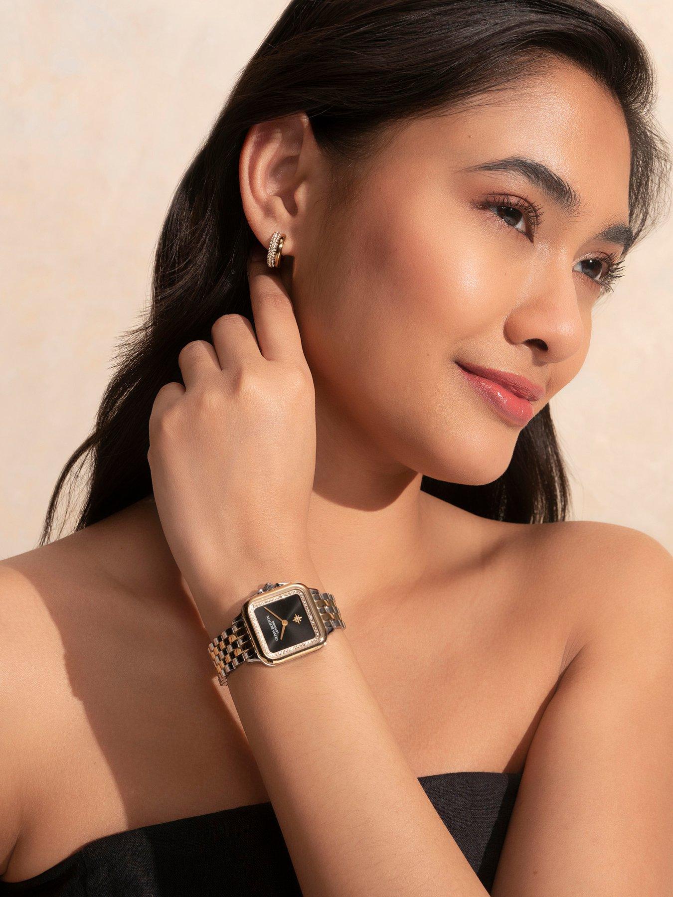 Image 6 of 8 of Olivia Burton 28mm Stainless Steel and Gold Grosvenor Watch