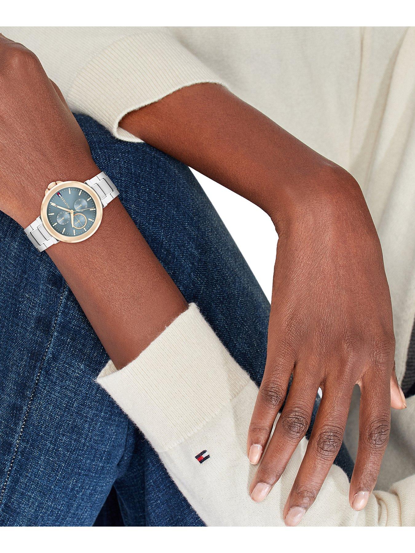  image of tommy-hilfiger-womens-stainless-steel-watch